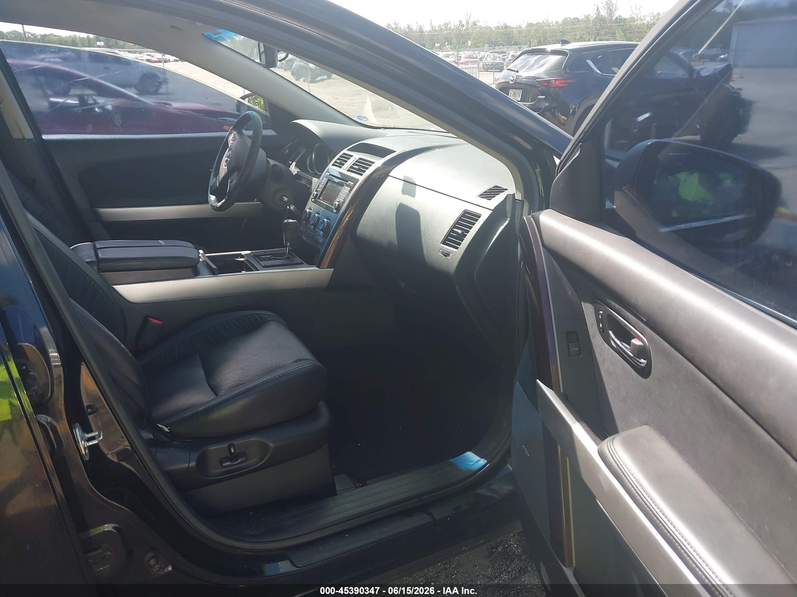 2015 Mazda Cx-9 Grand Touring Black vin: JM3TB2DA2F0459990