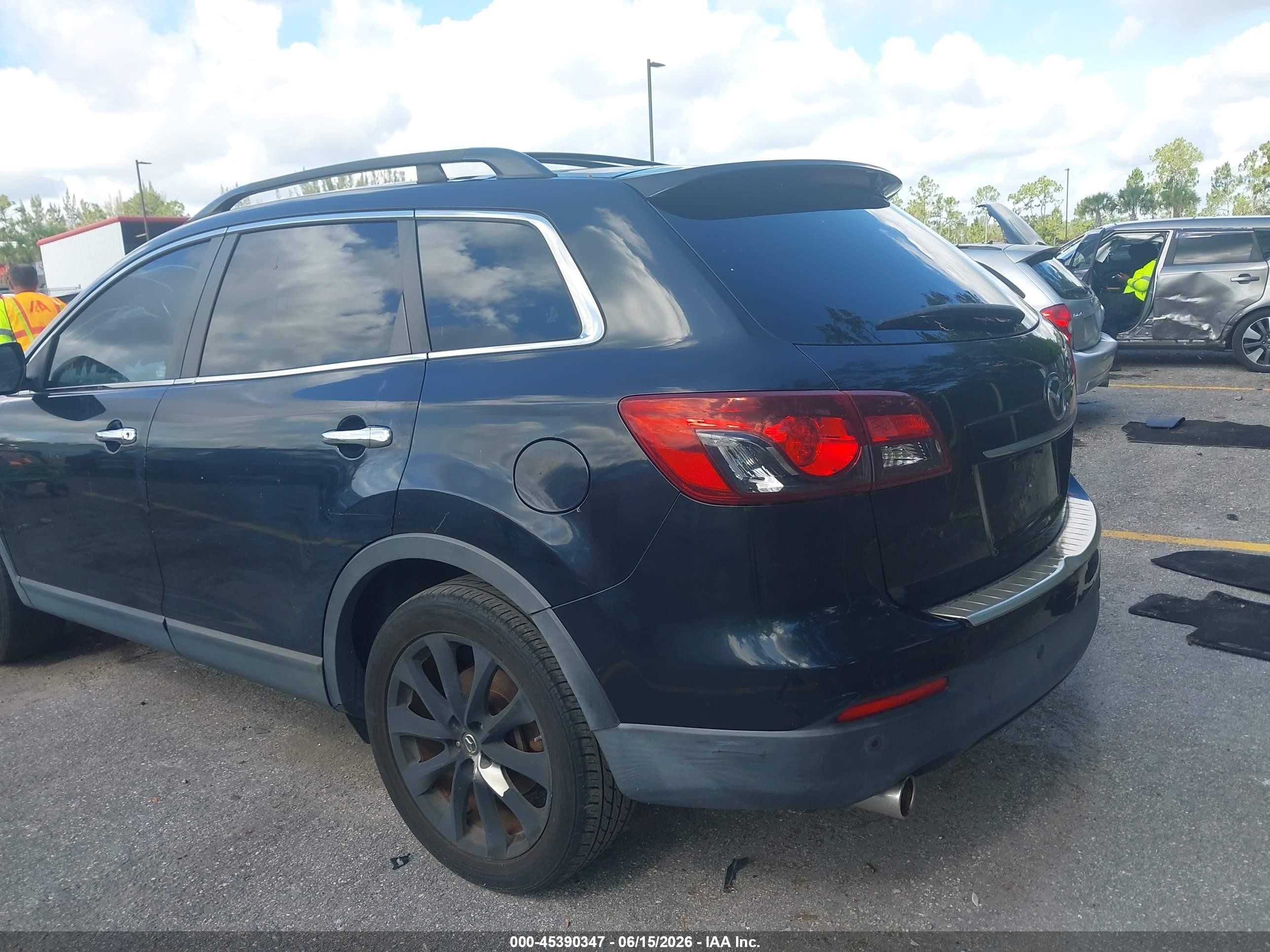 2015 Mazda Cx-9 Grand Touring Black vin: JM3TB2DA2F0459990