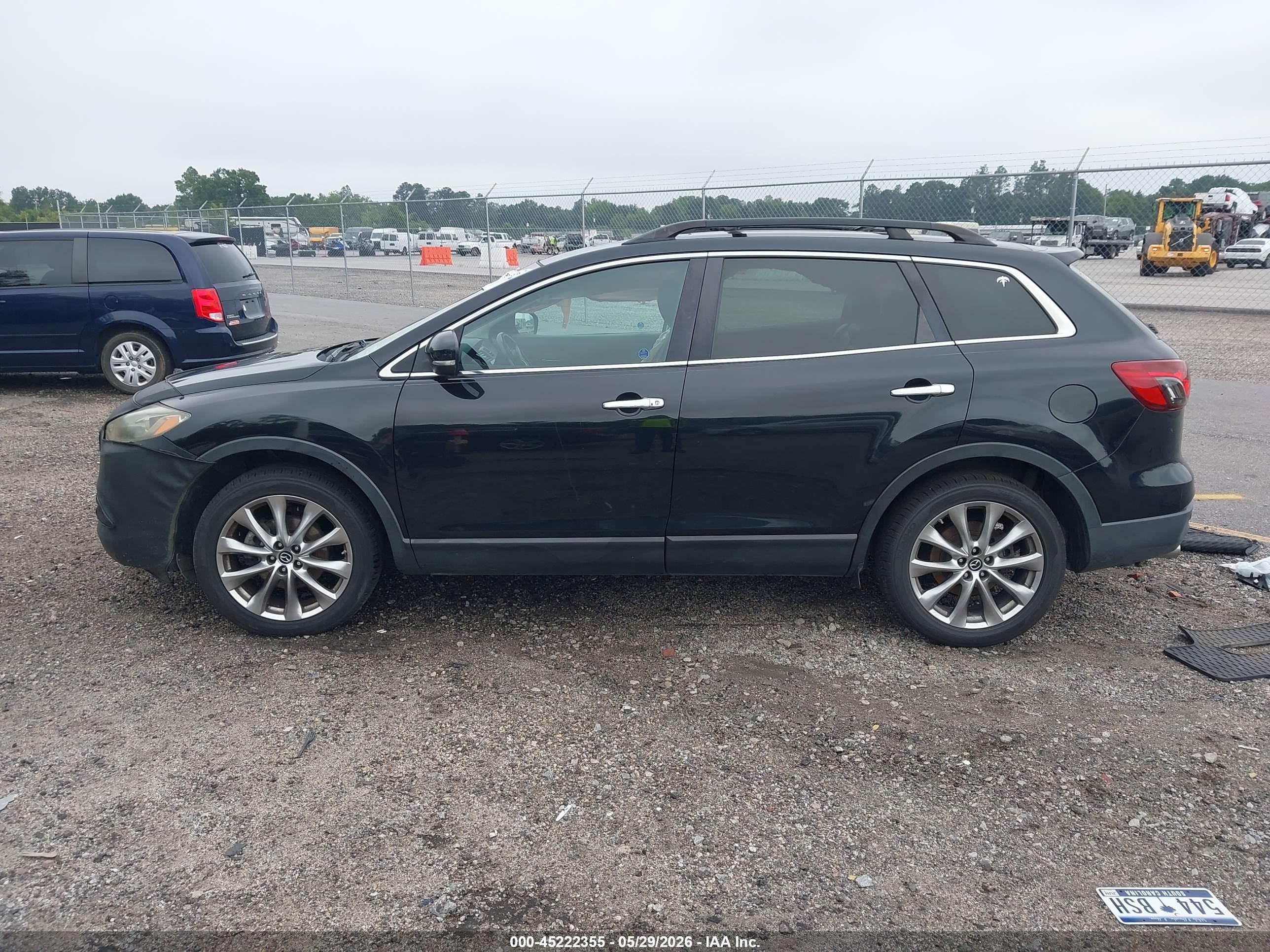 2015 Mazda Cx-9 Grand Touring Black vin: JM3TB2DA3F0455981