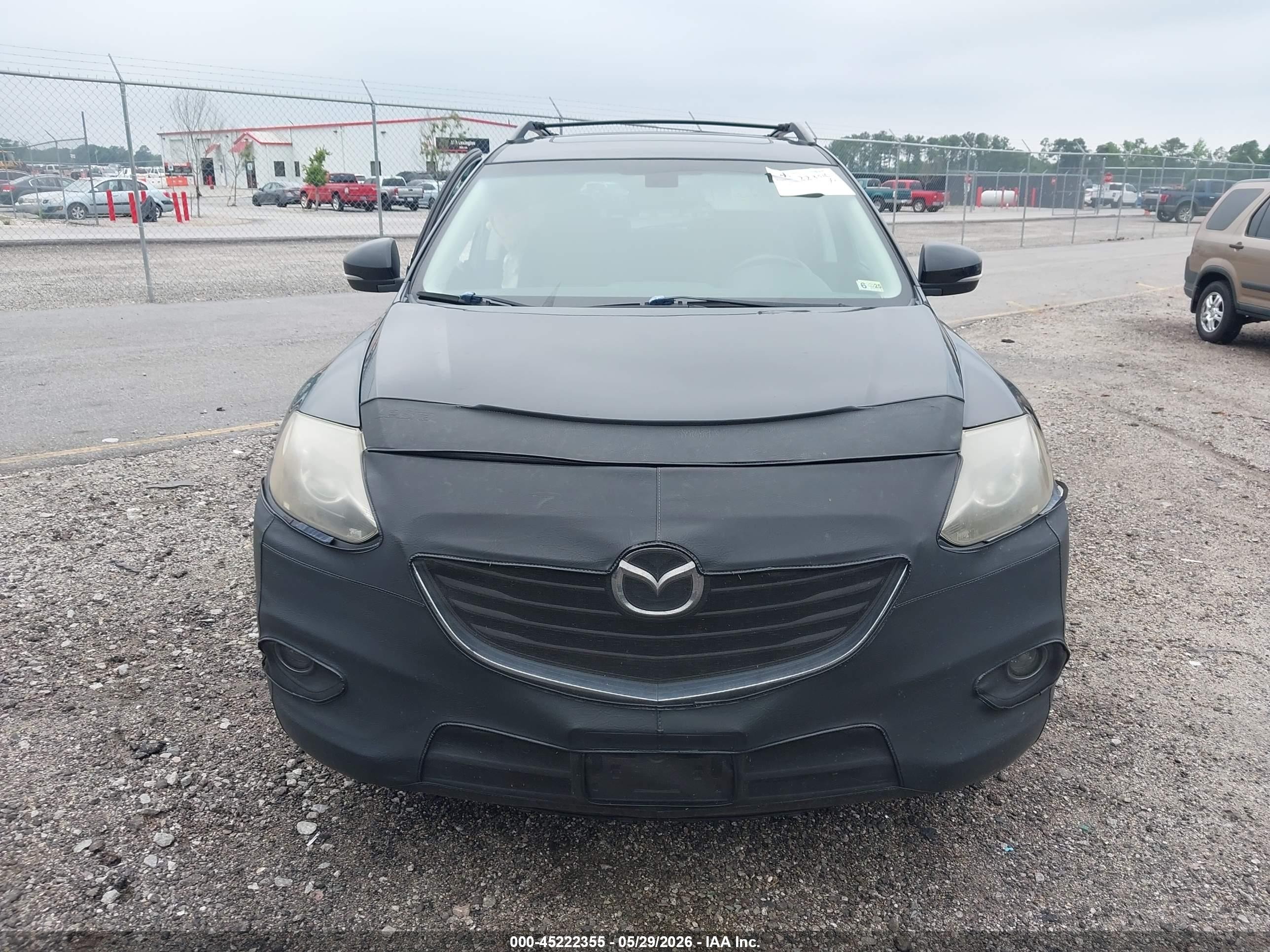2015 Mazda Cx-9 Grand Touring Black vin: JM3TB2DA3F0455981
