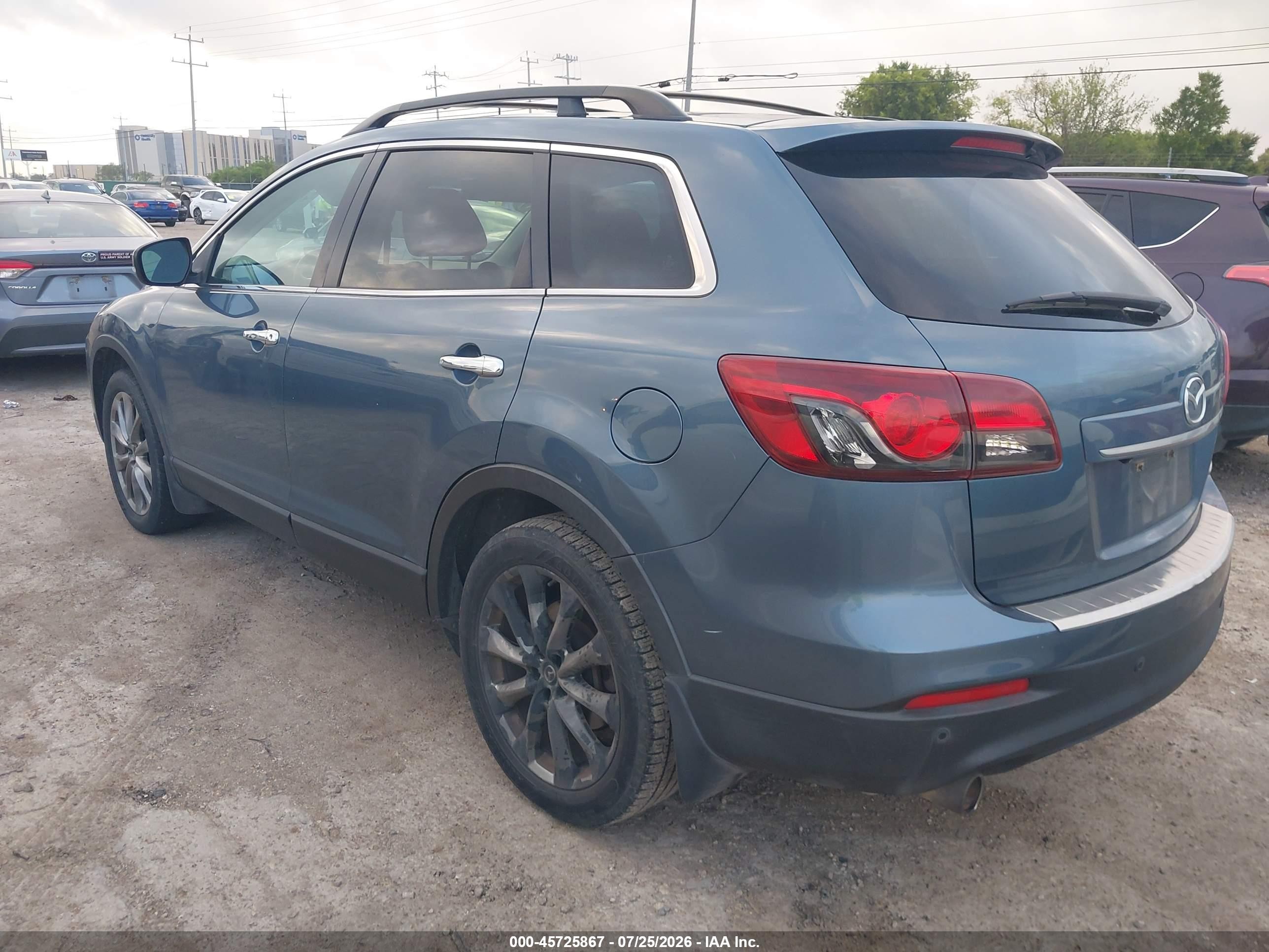 2015 Mazda Cx-9 Grand Touring Blue vin: JM3TB2DA3F0464339