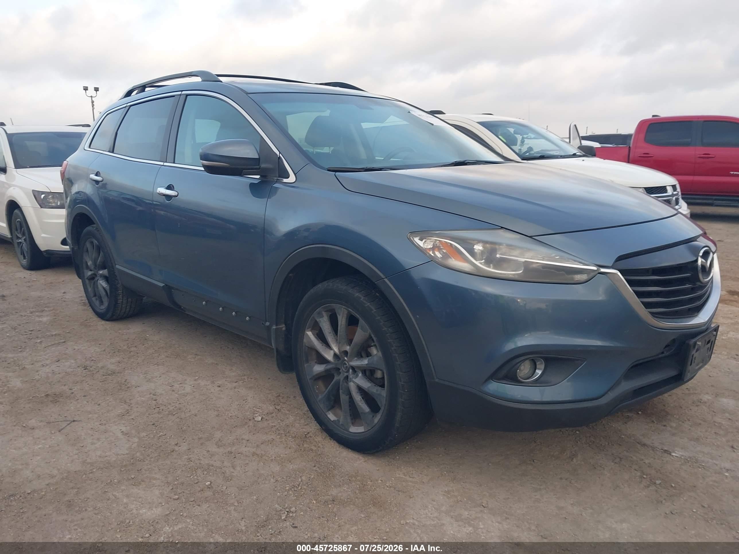 2015 Mazda Cx-9 Grand Touring Blue vin: JM3TB2DA3F0464339