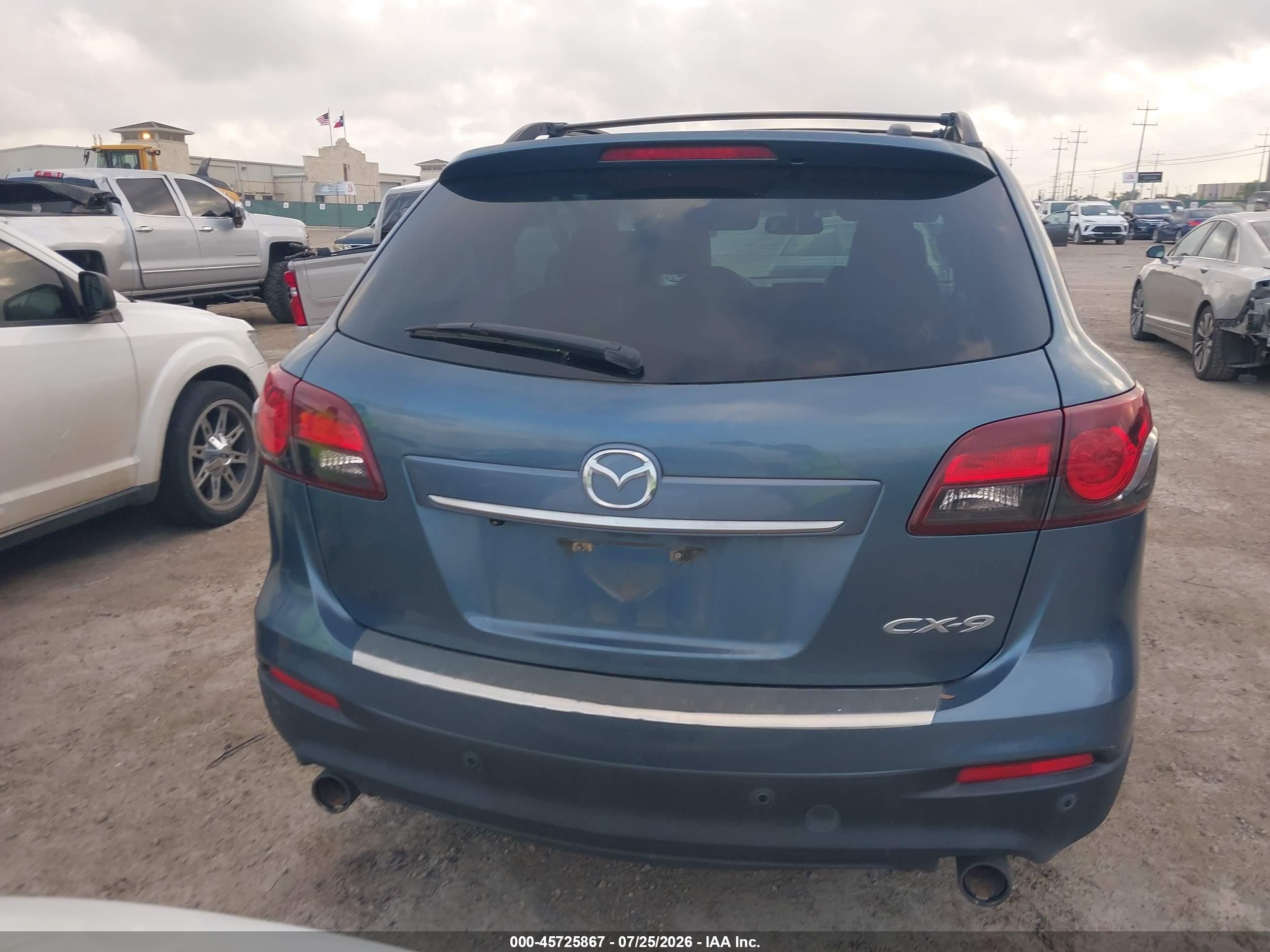 2015 Mazda Cx-9 Grand Touring Blue vin: JM3TB2DA3F0464339