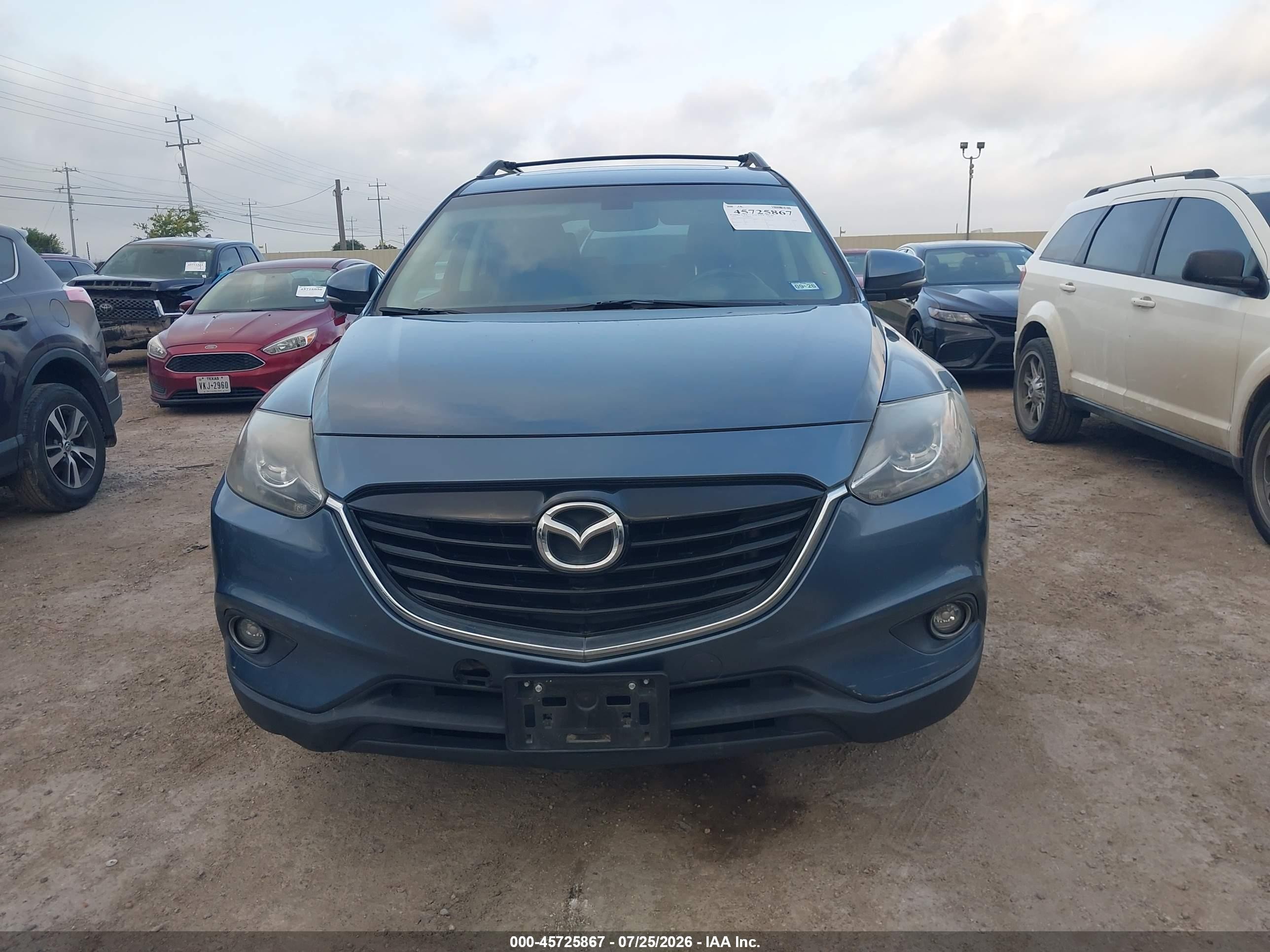 2015 Mazda Cx-9 Grand Touring Blue vin: JM3TB2DA3F0464339