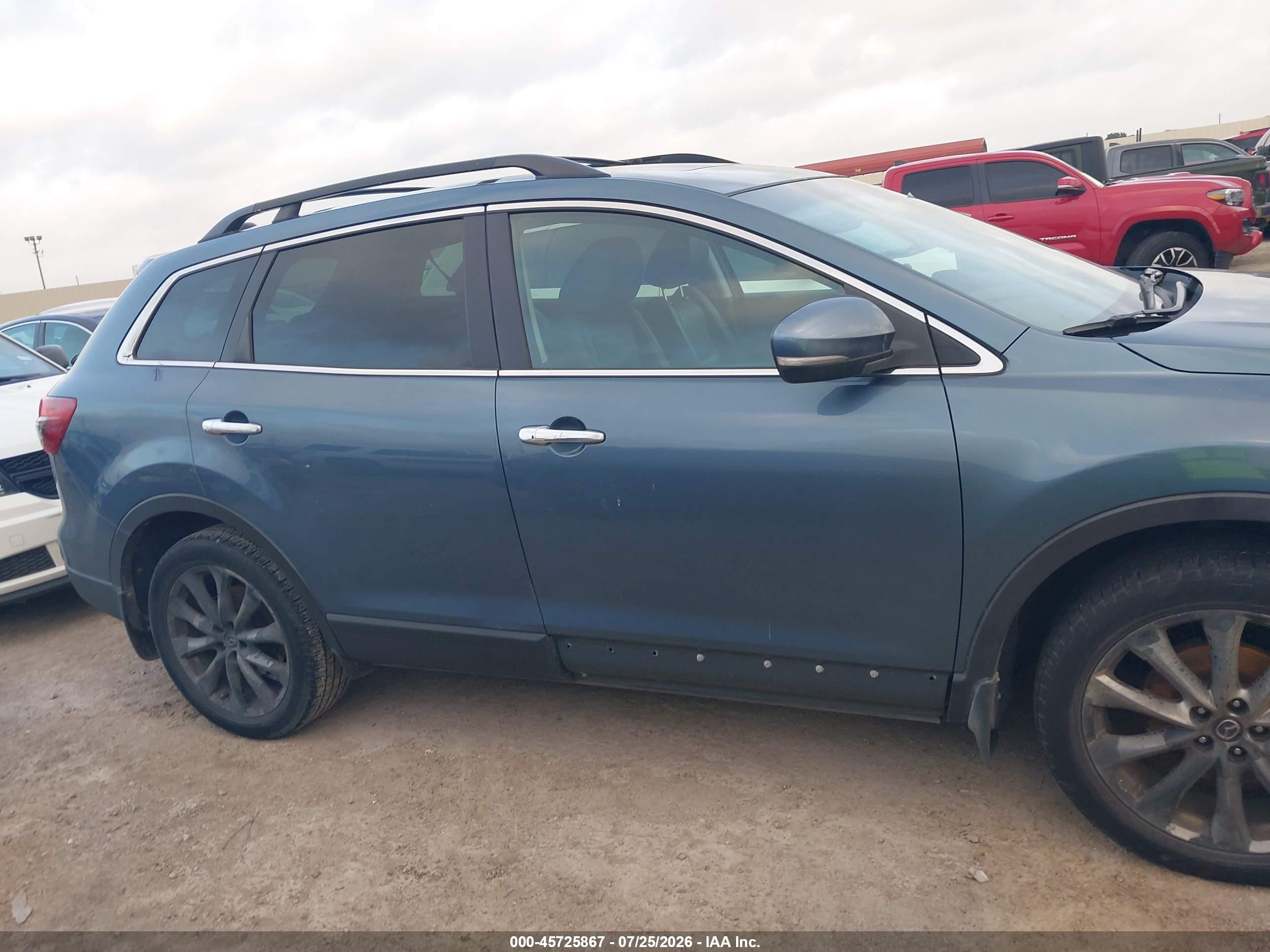 2015 Mazda Cx-9 Grand Touring Blue vin: JM3TB2DA3F0464339