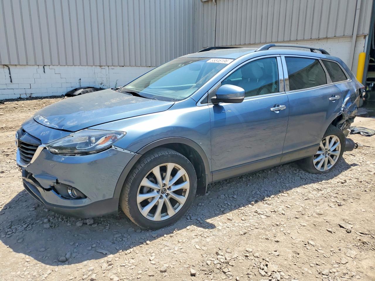 2015 Mazda Cx-9 Grand Touring Blue vin: JM3TB2DA3F0467600