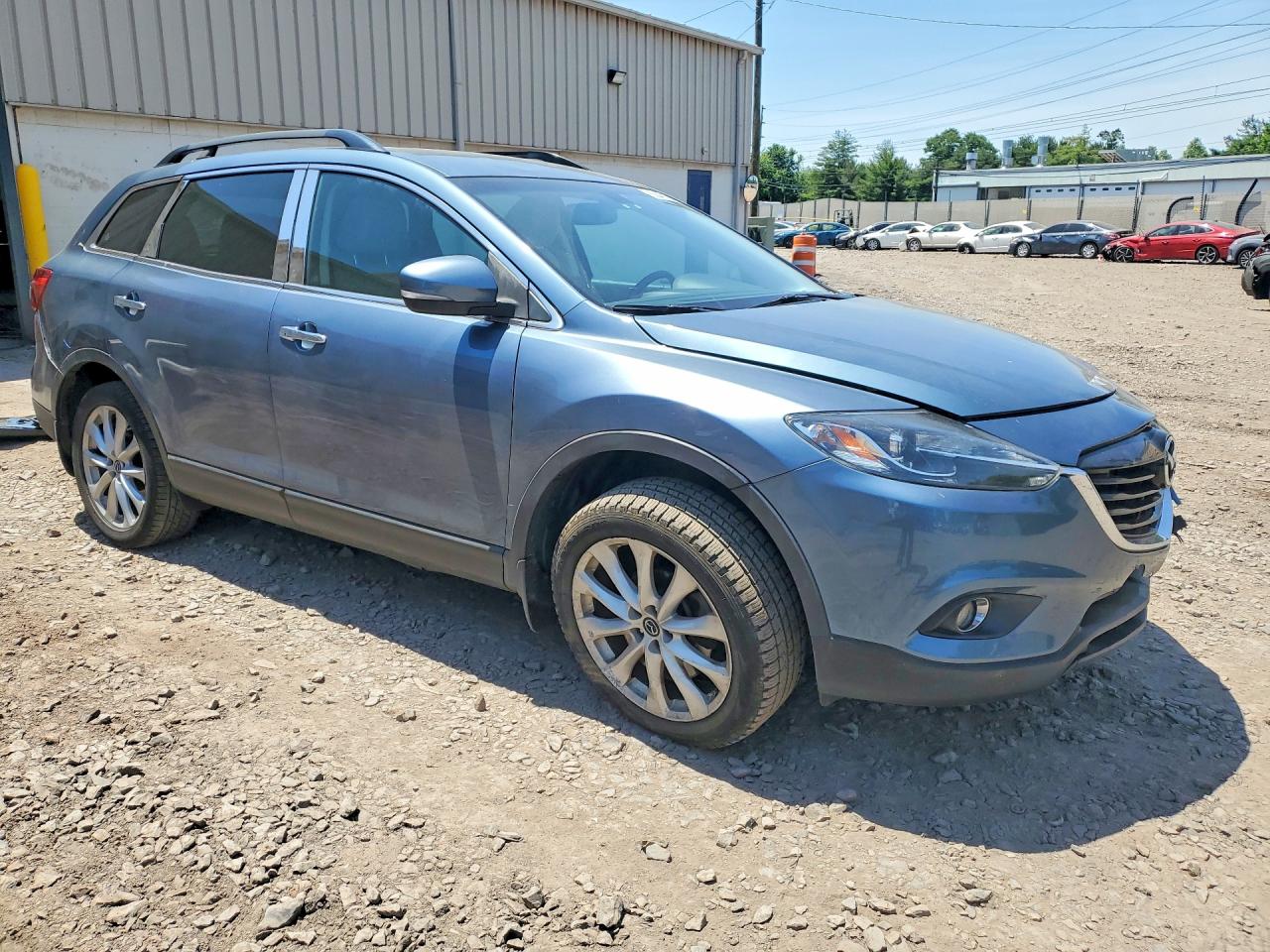 2015 Mazda Cx-9 Grand Touring Blue vin: JM3TB2DA3F0467600