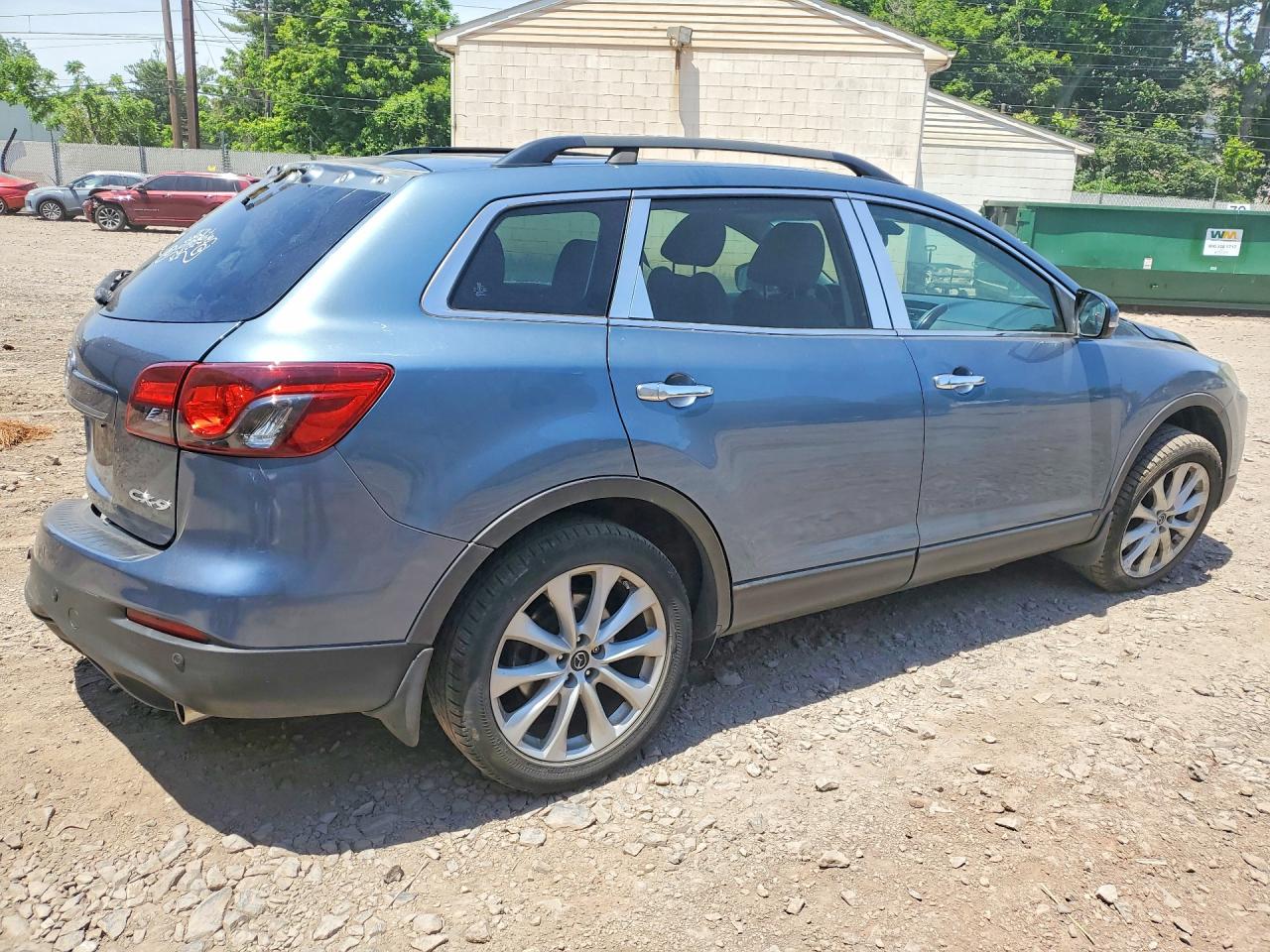 2015 Mazda Cx-9 Grand Touring Blue vin: JM3TB2DA3F0467600
