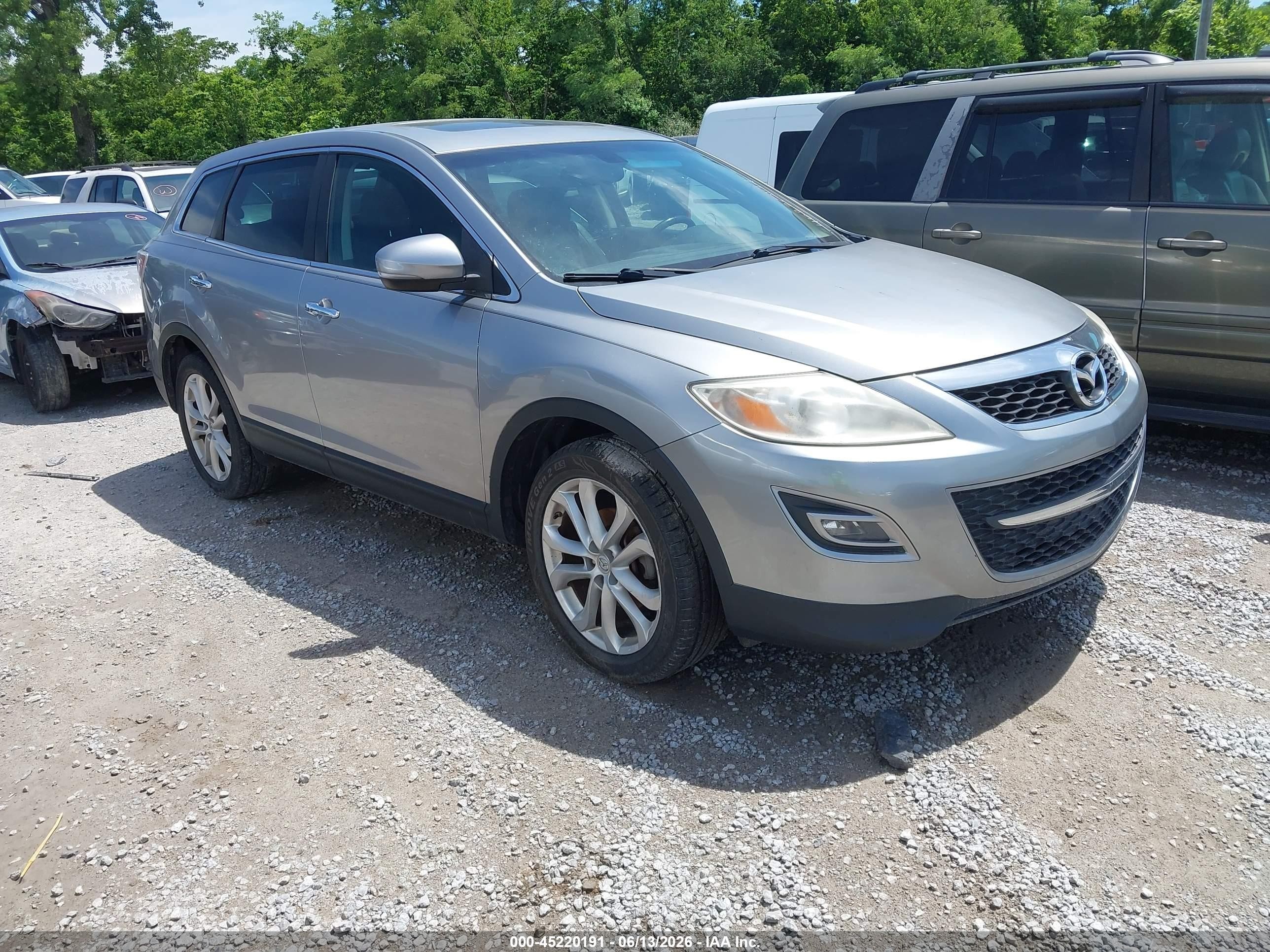 2011 Mazda Cx-9 Grand Touring Silver vin: JM3TB2DA4B0300379