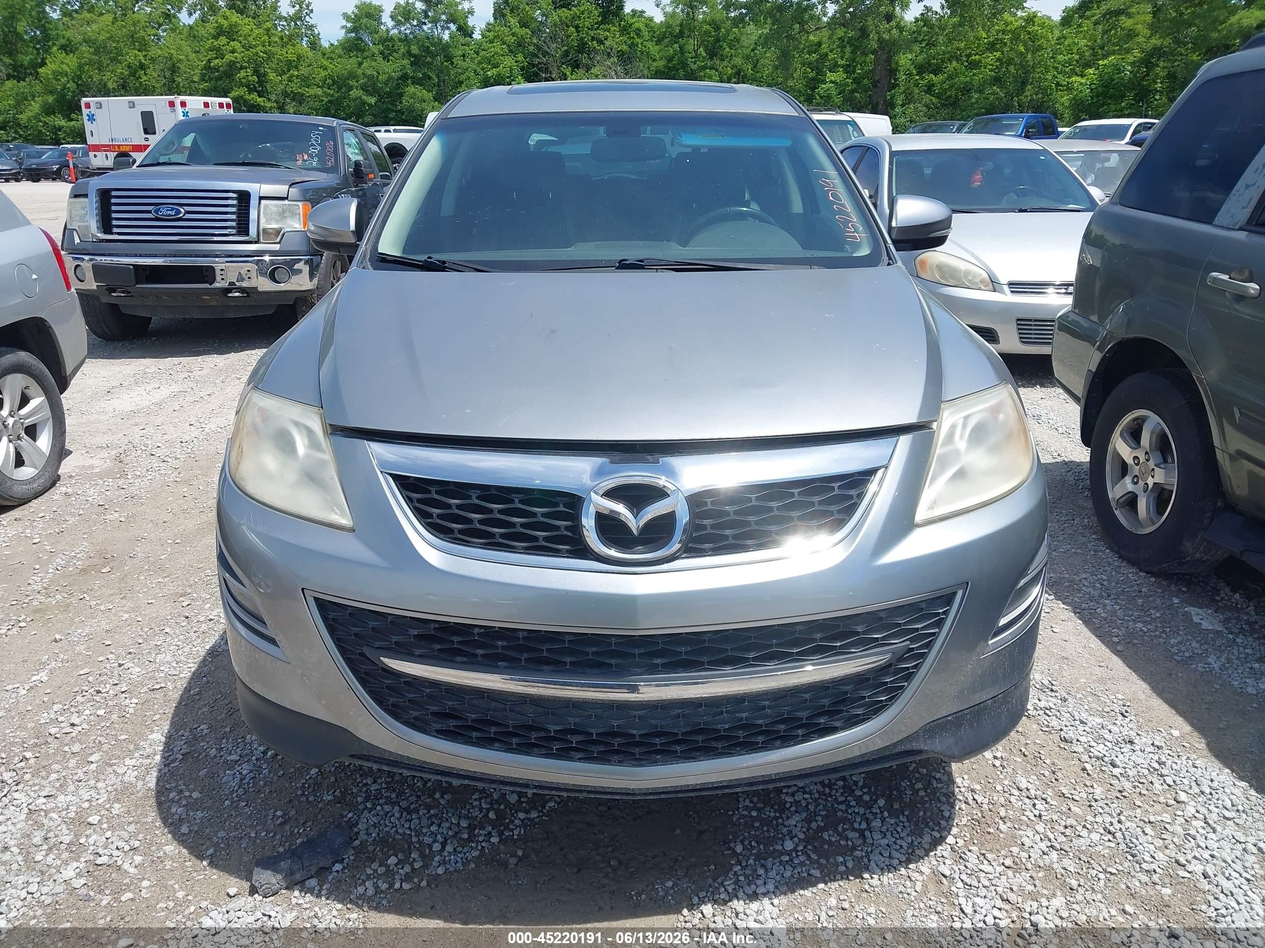 2011 Mazda Cx-9 Grand Touring Silver vin: JM3TB2DA4B0300379