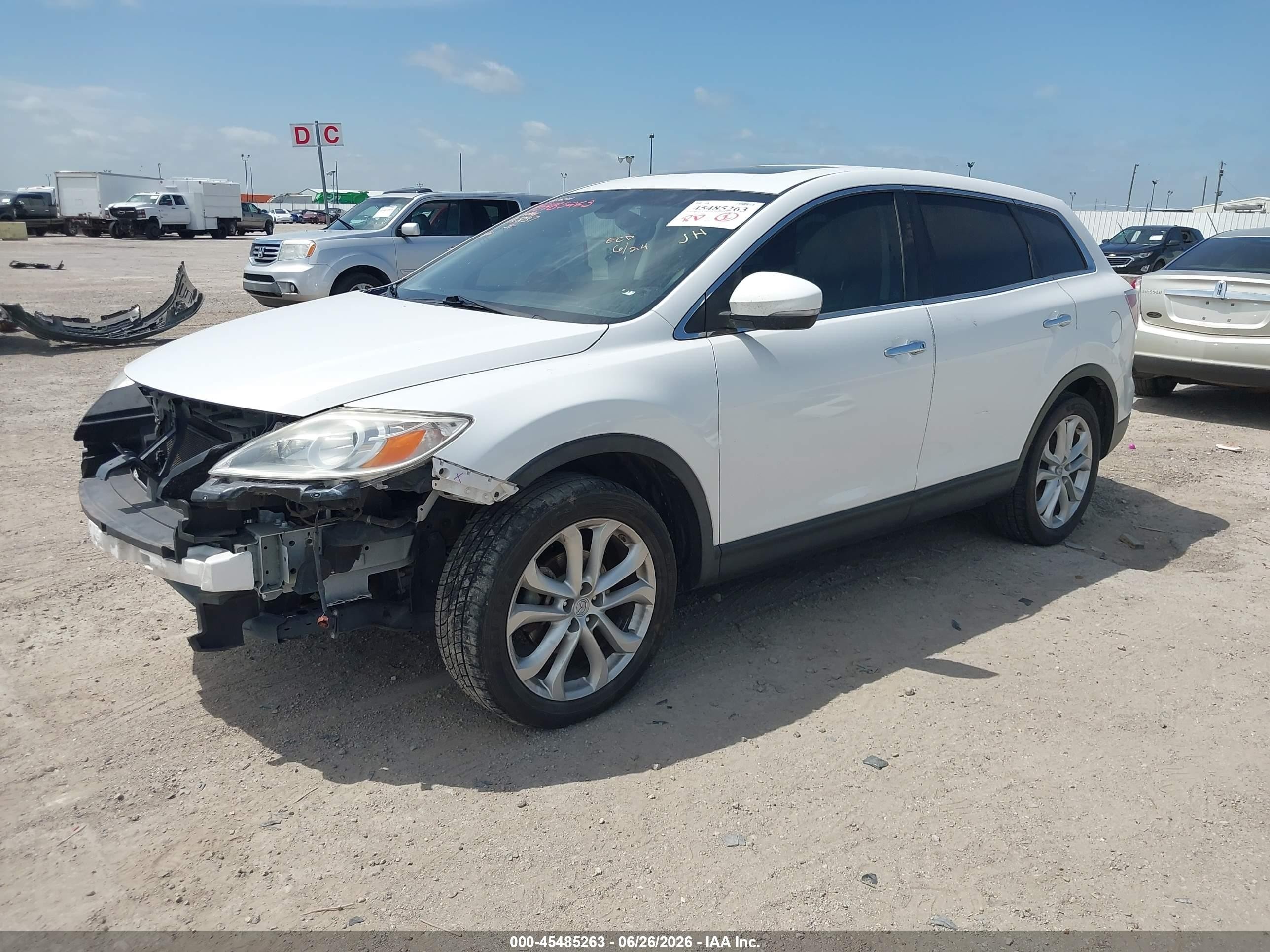 2011 Mazda Cx-9 Grand Touring White vin: JM3TB2DA4B0306876