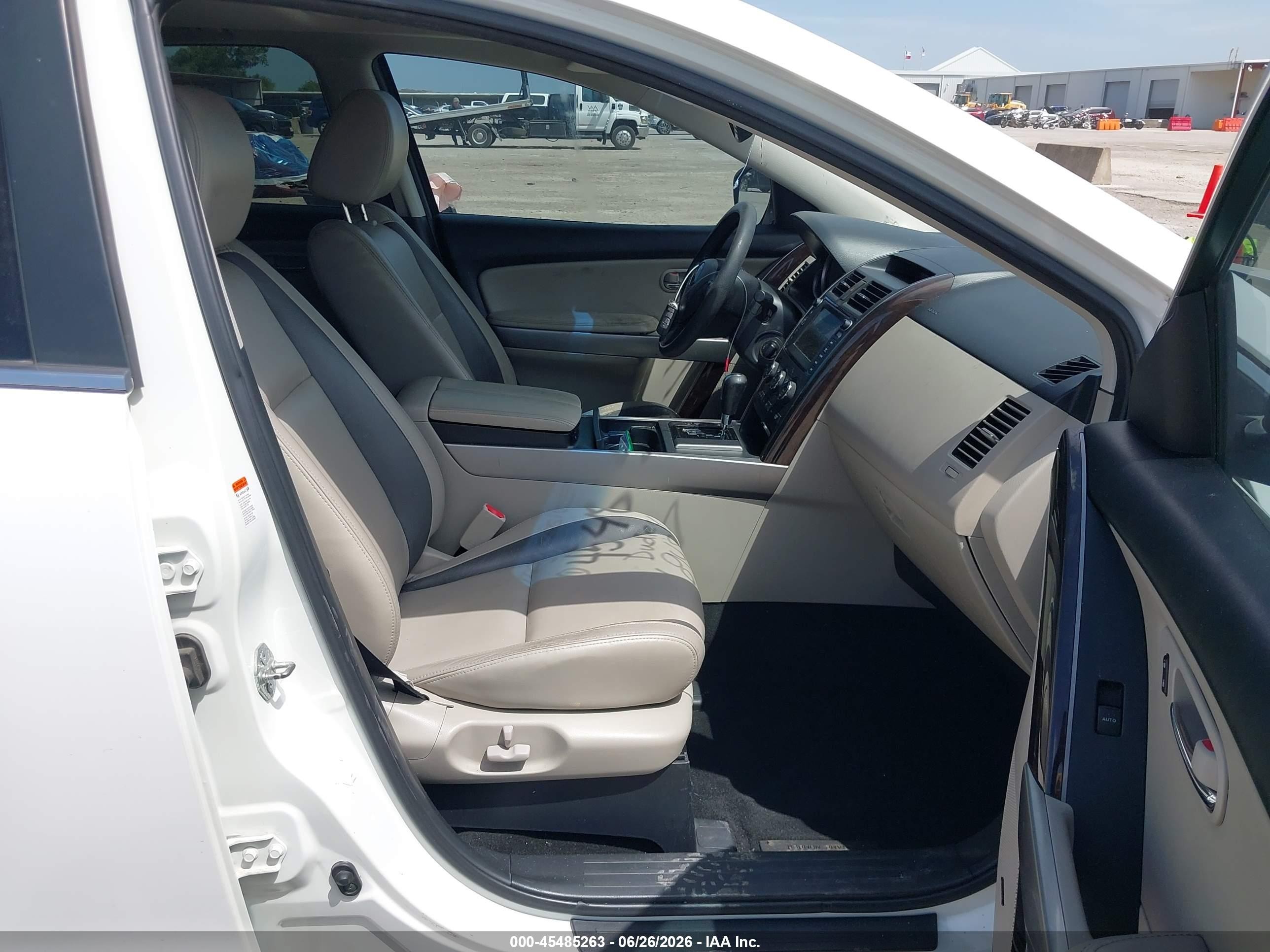 2011 Mazda Cx-9 Grand Touring White vin: JM3TB2DA4B0306876