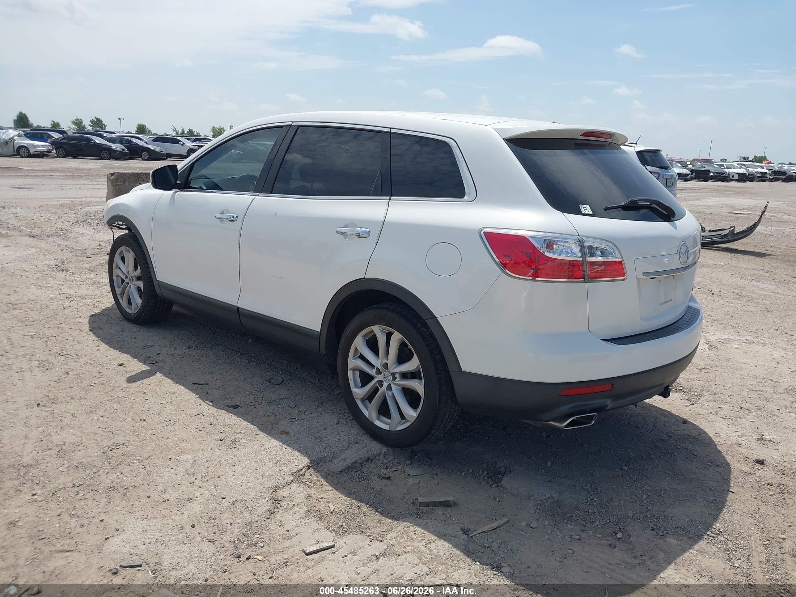 2011 Mazda Cx-9 Grand Touring White vin: JM3TB2DA4B0306876
