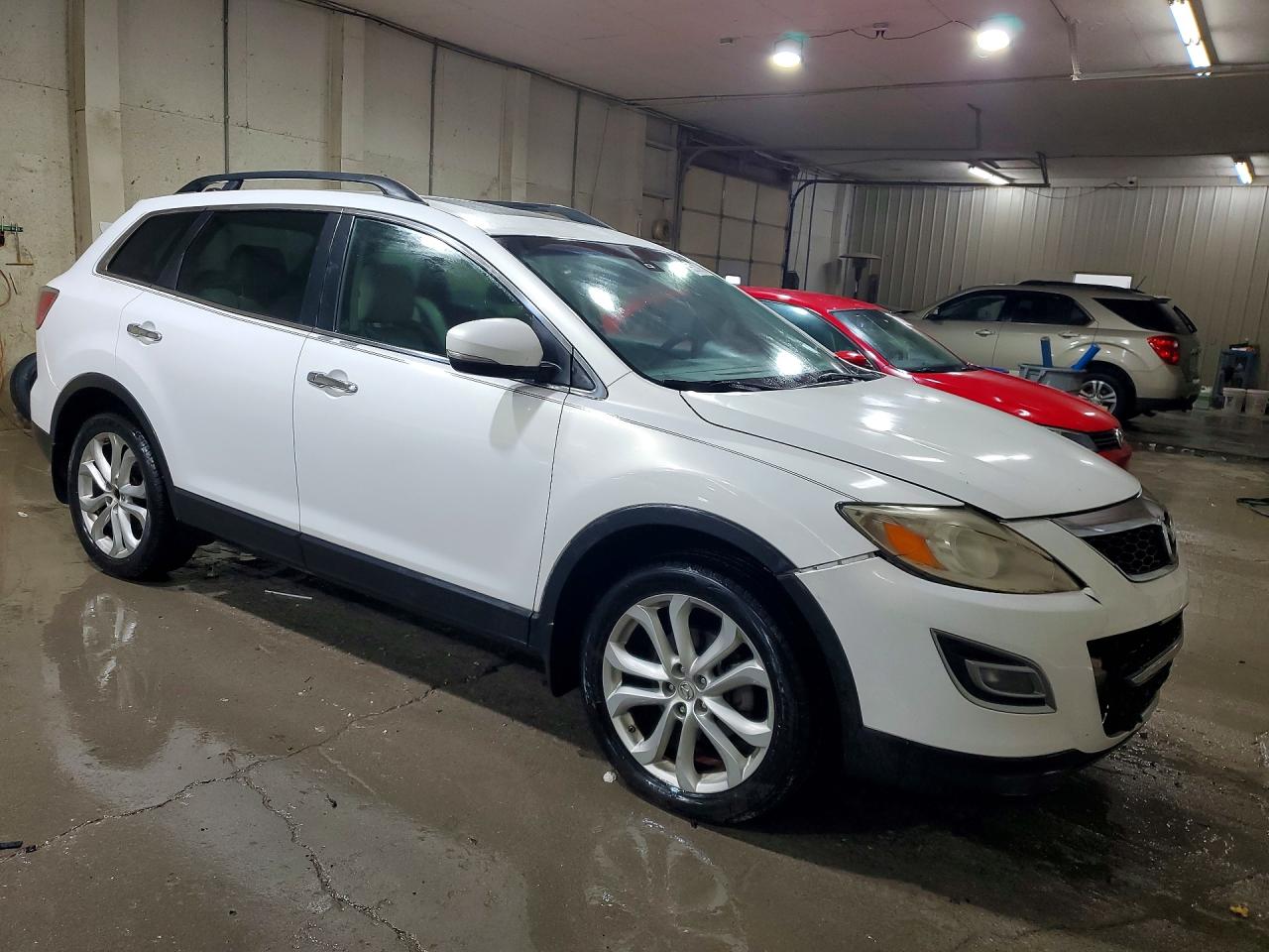 2011 Mazda Cx-9 White vin: JM3TB2DA4B0317778