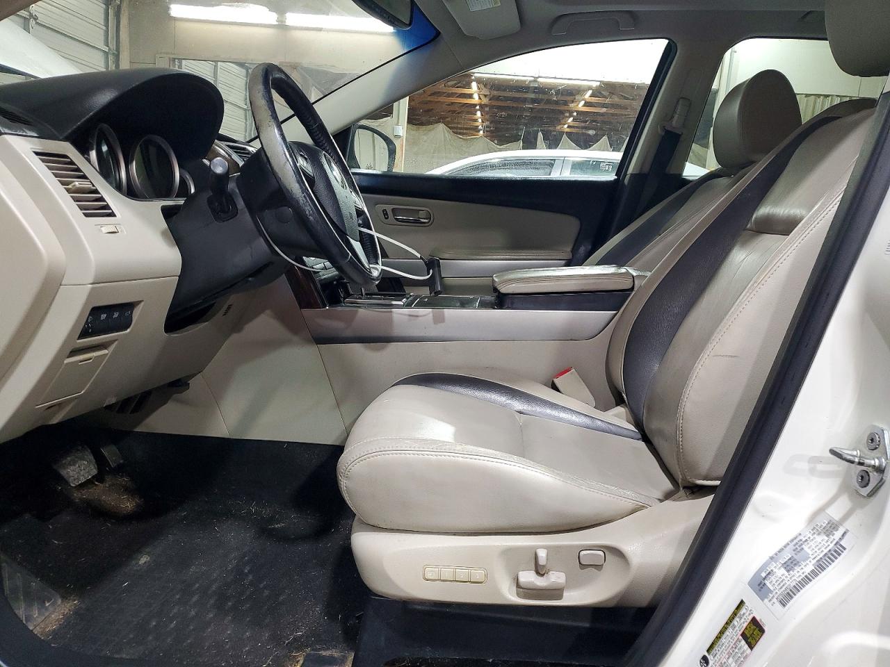 2011 Mazda Cx-9 White vin: JM3TB2DA4B0317778