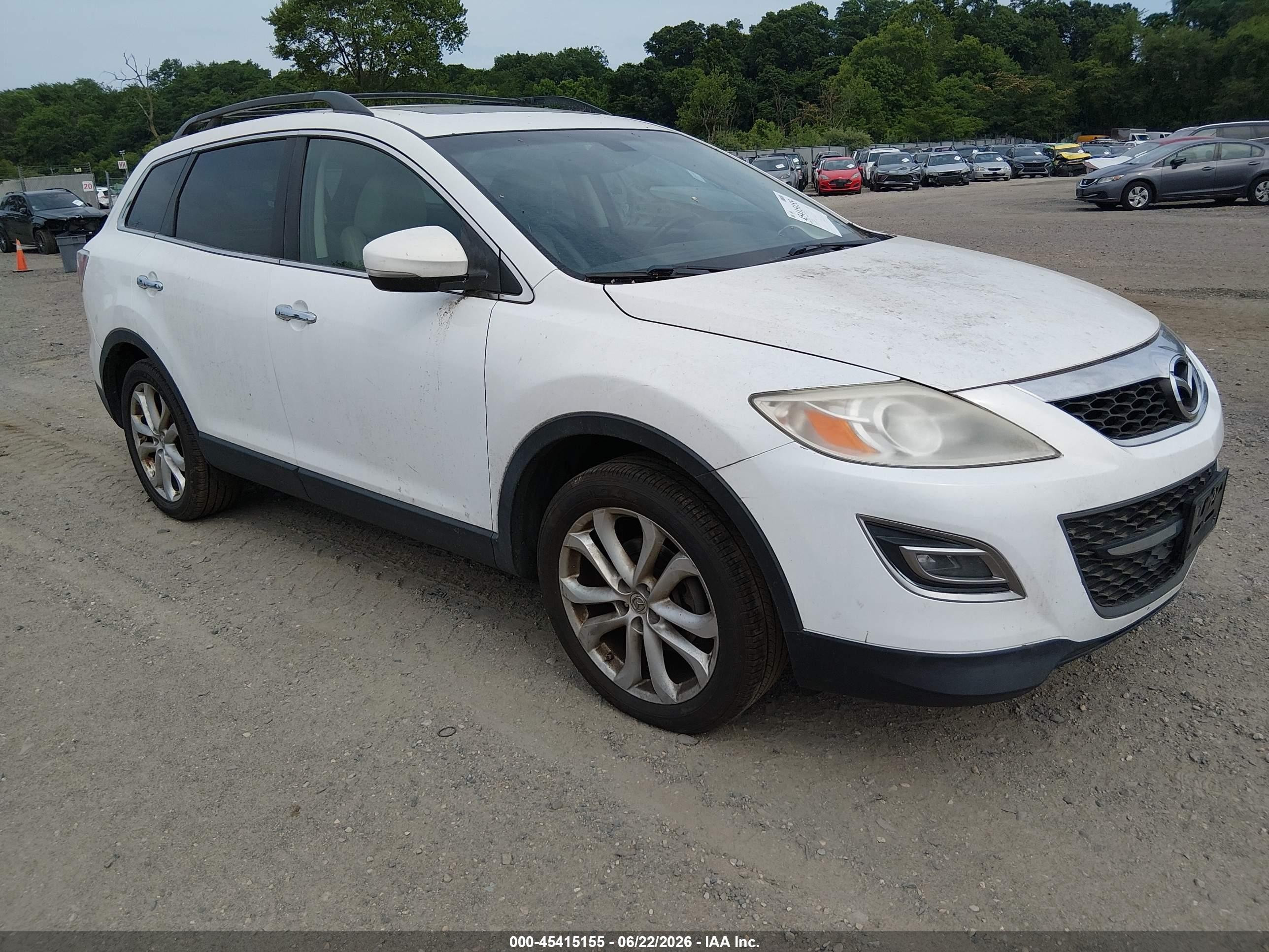2012 Mazda Cx-9 Grand Touring Белый vin: JM3TB2DA4C0353147