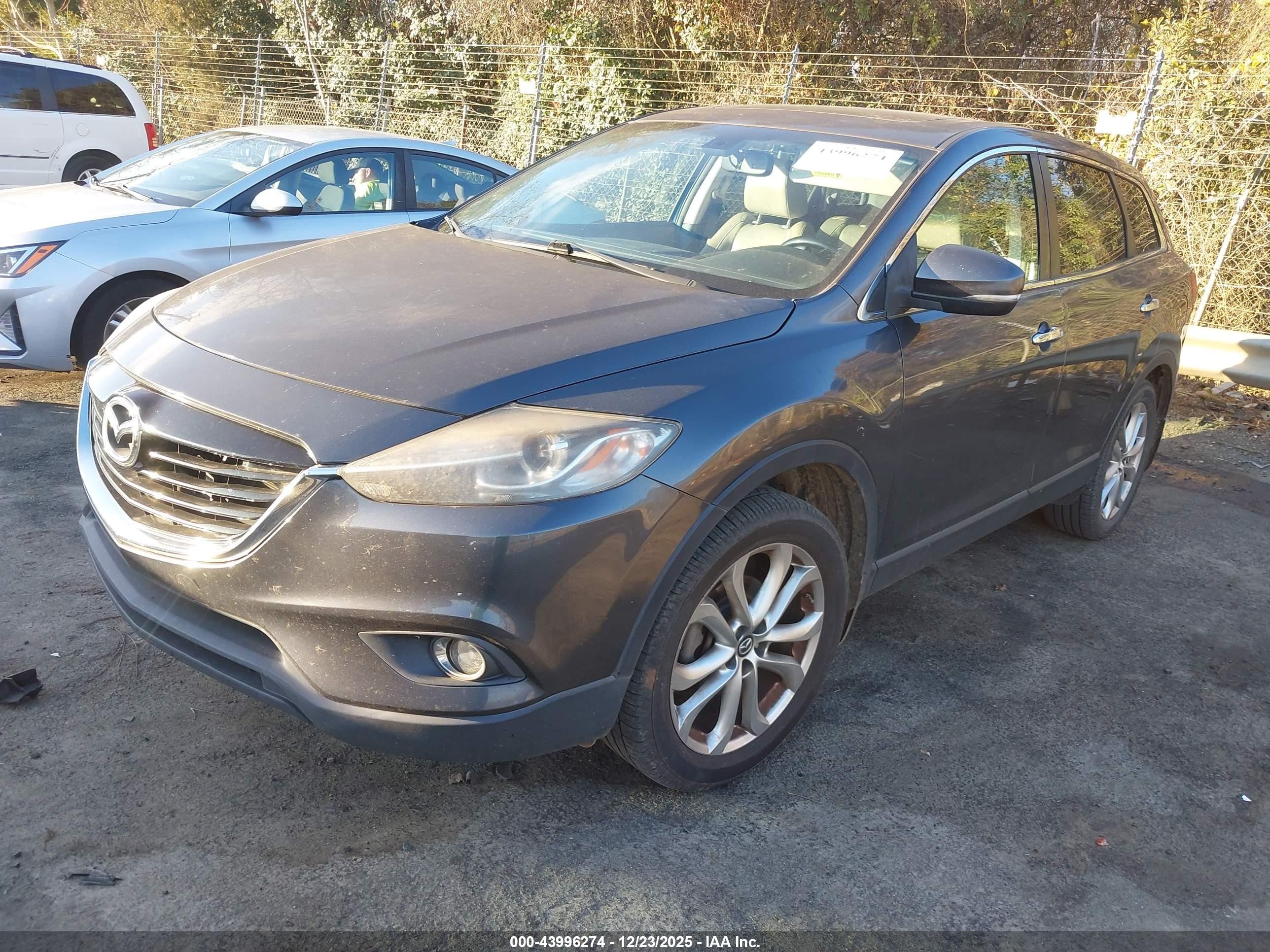 2013 Mazda Cx-9 Grand Touring Gray vin: JM3TB2DA4D0408987