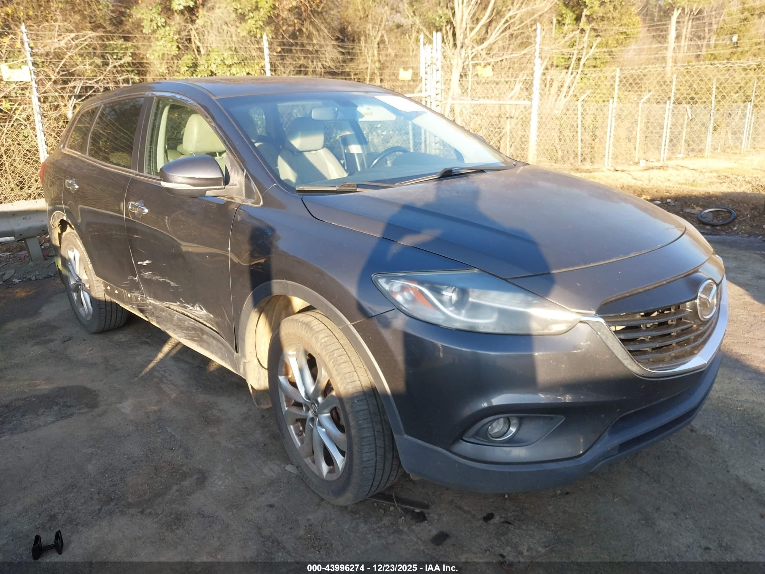 2013 Mazda Cx-9 Grand Touring Gray vin: JM3TB2DA4D0408987