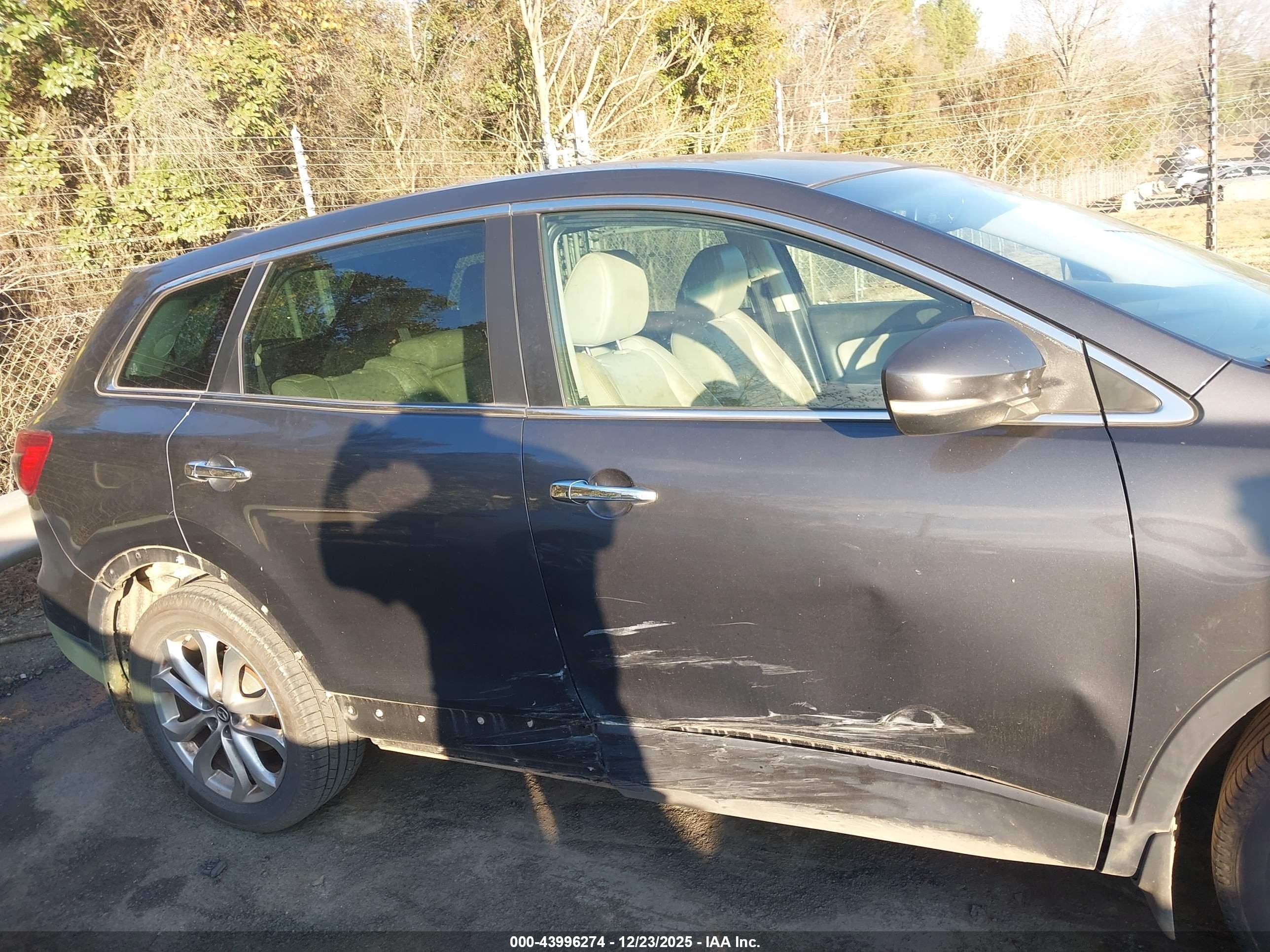 2013 Mazda Cx-9 Grand Touring Gray vin: JM3TB2DA4D0408987