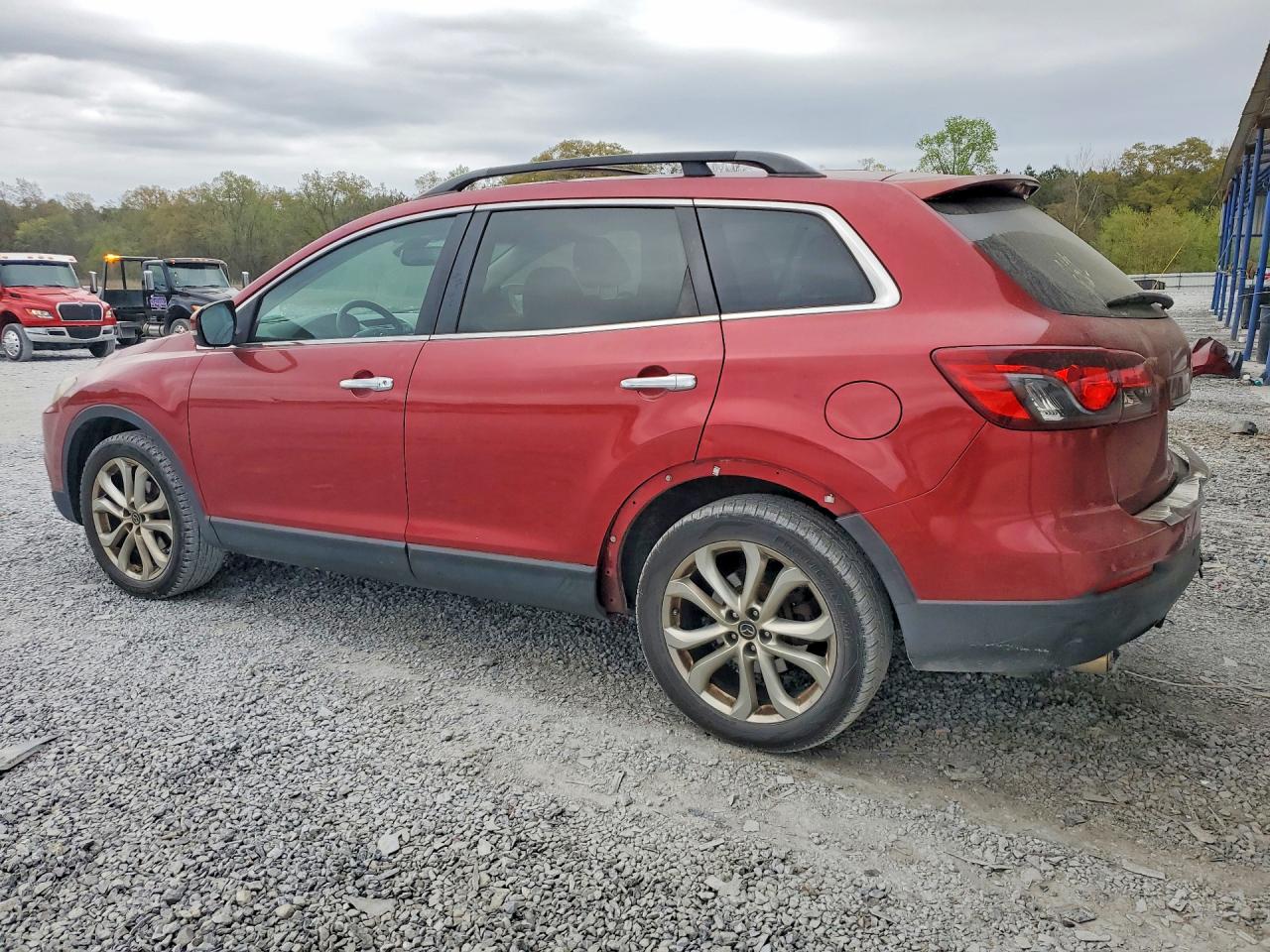 2013 Mazda Cx-9 Grand Touring Red vin: JM3TB2DA4D0424591