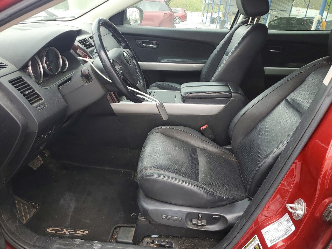 2013 Mazda Cx-9 Grand Touring Red vin: JM3TB2DA4D0424591