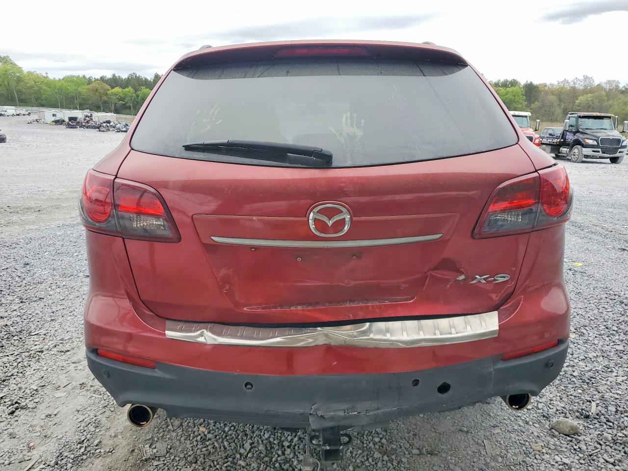 2013 Mazda Cx-9 Grand Touring Red vin: JM3TB2DA4D0424591