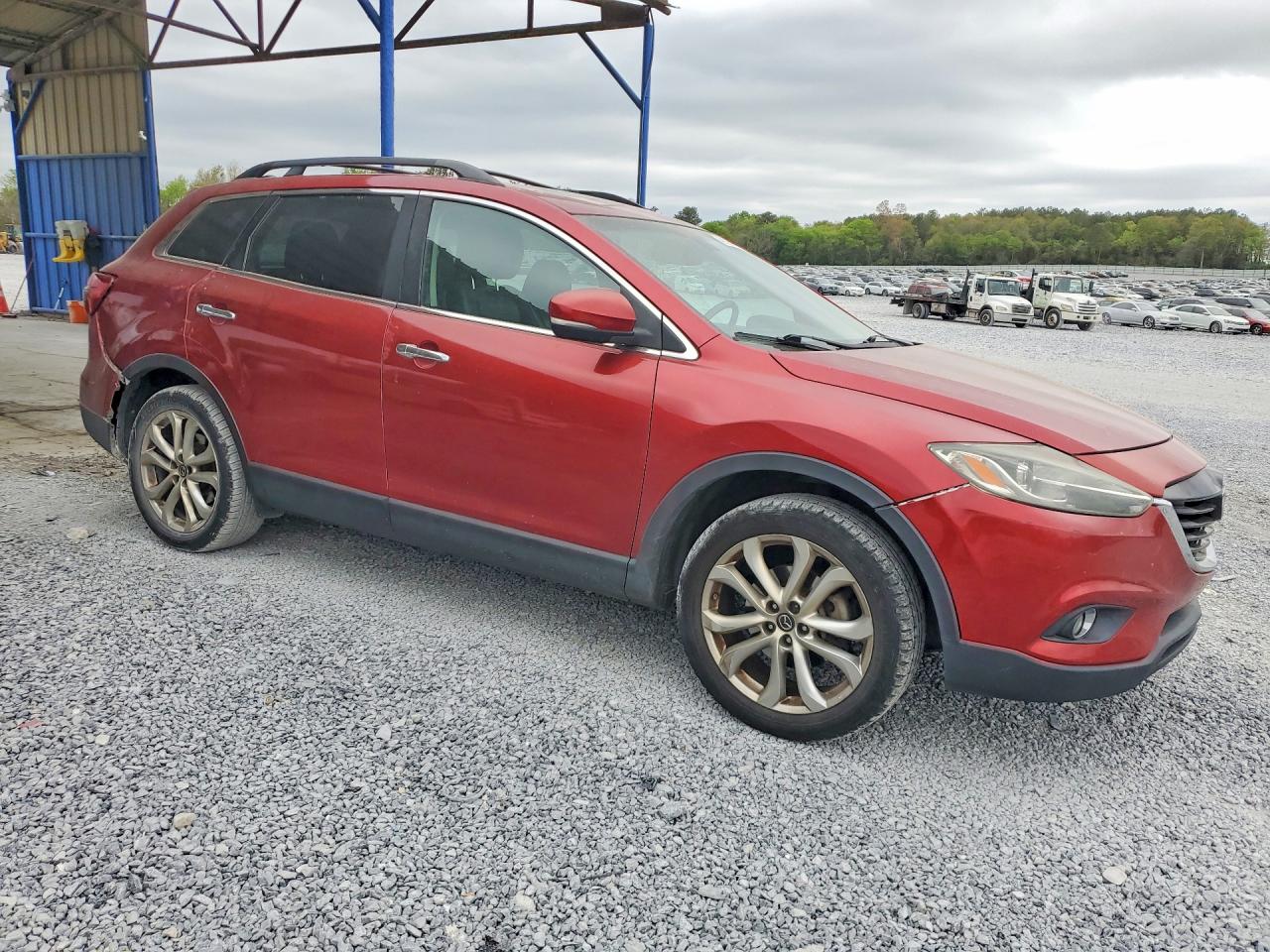 2013 Mazda Cx-9 Grand Touring Red vin: JM3TB2DA4D0424591