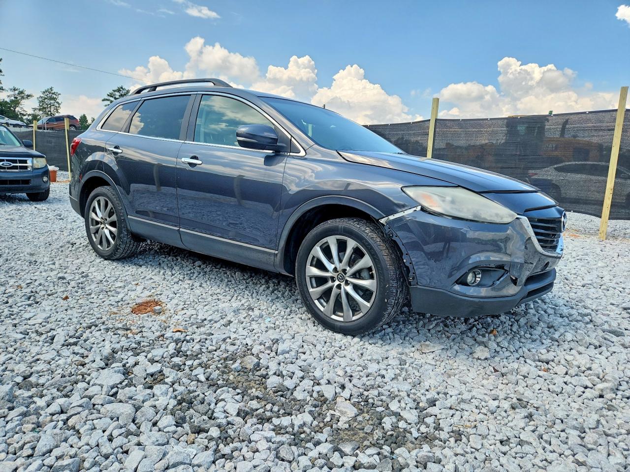 2014 Mazda Cx-9 Grand Touring Gray vin: JM3TB2DA4E0430652
