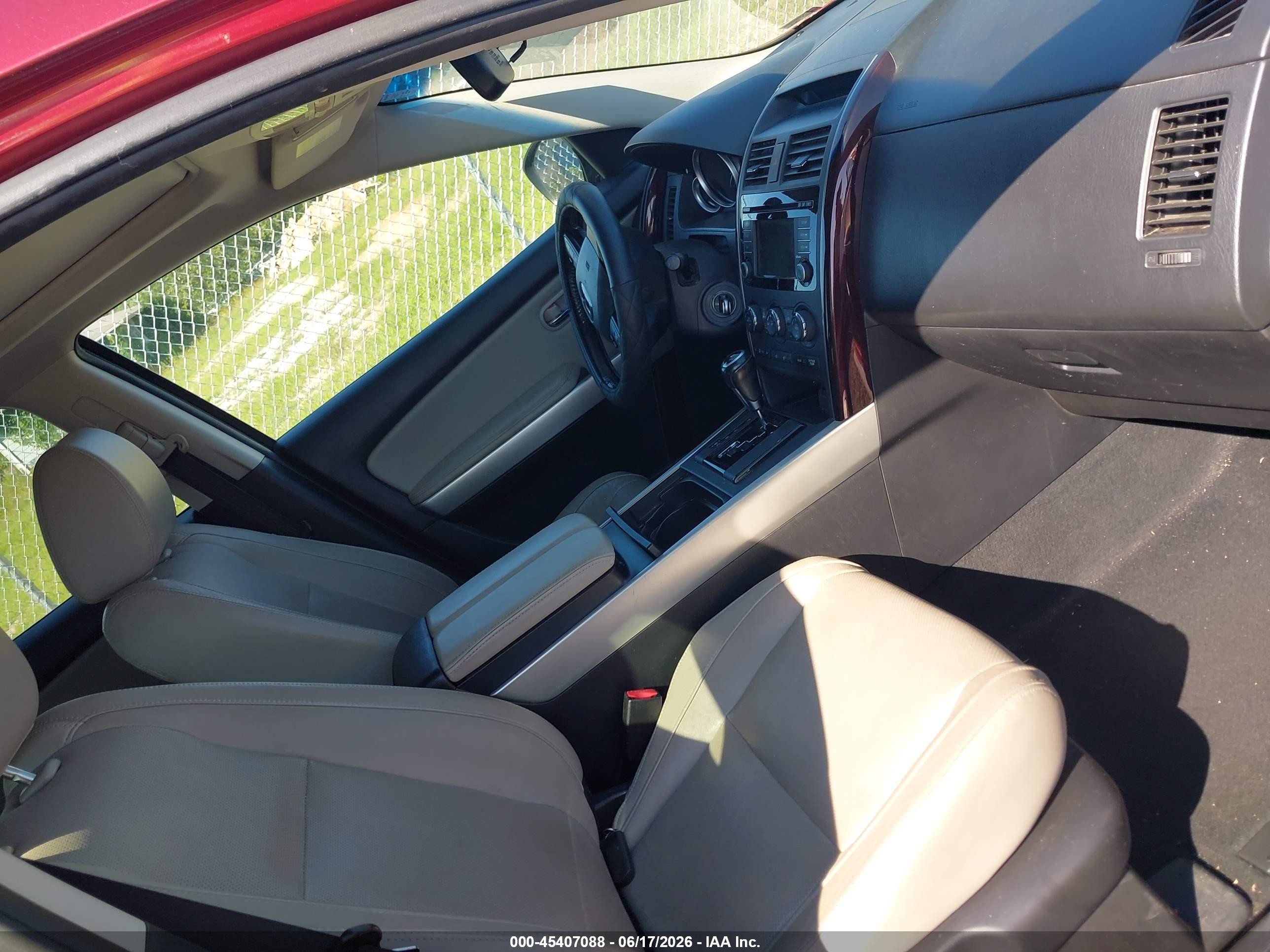 2015 Mazda Cx-9 Grand Touring Red vin: JM3TB2DA4F0463586