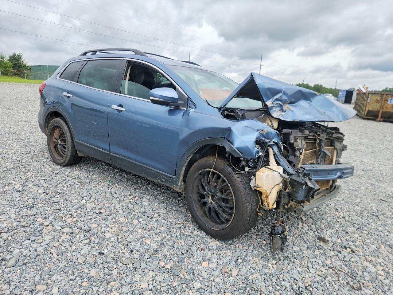 2015 Mazda Cx-9 Grand Touring Blue vin: JM3TB2DA4F0468819