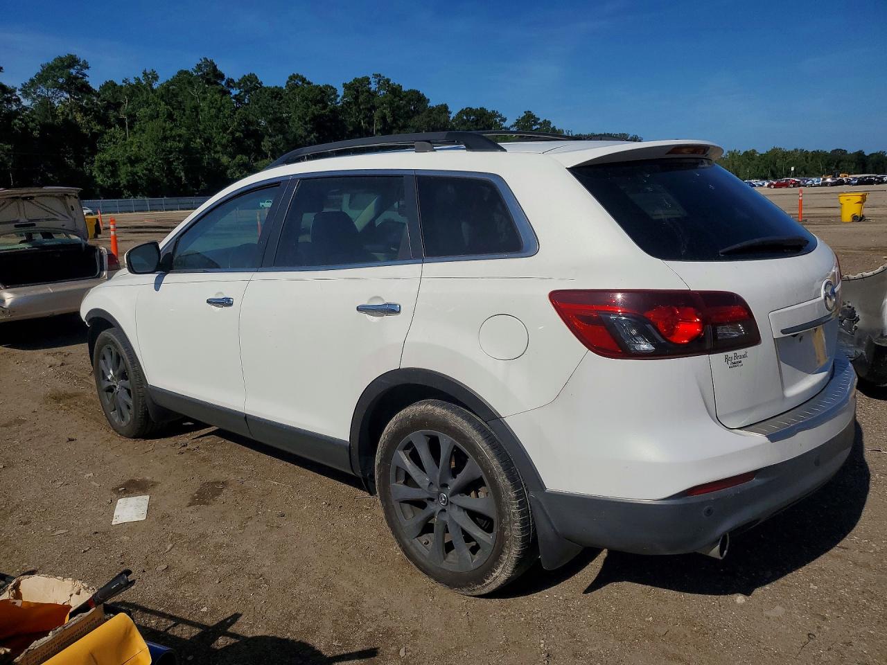 2015 Mazda Cx-9 Grand Touring White vin: JM3TB2DA5F0460003