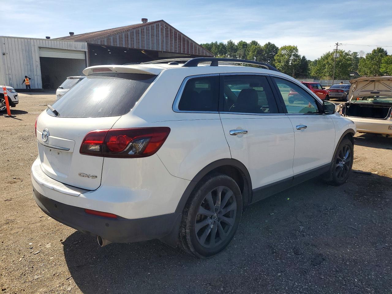 2015 Mazda Cx-9 Grand Touring White vin: JM3TB2DA5F0460003