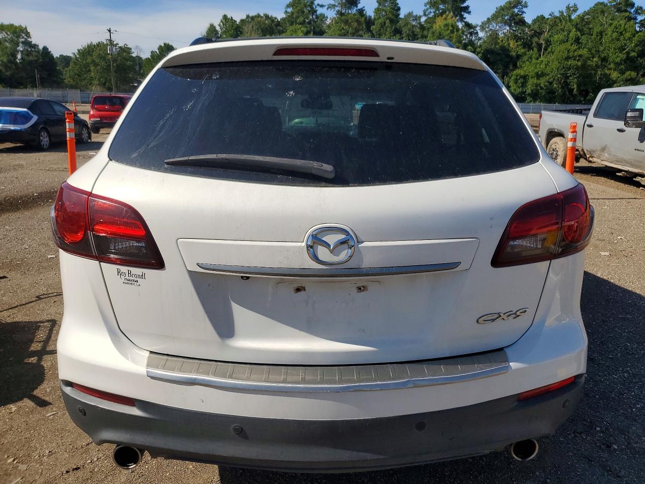 2015 Mazda Cx-9 Grand Touring White vin: JM3TB2DA5F0460003