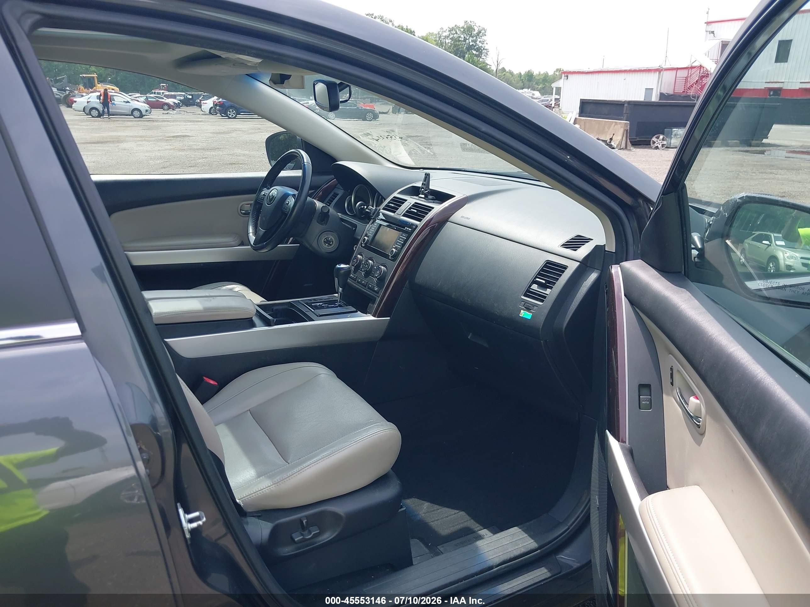 2013 Mazda Cx-9 Grand Touring Gray vin: JM3TB2DA6D0402642
