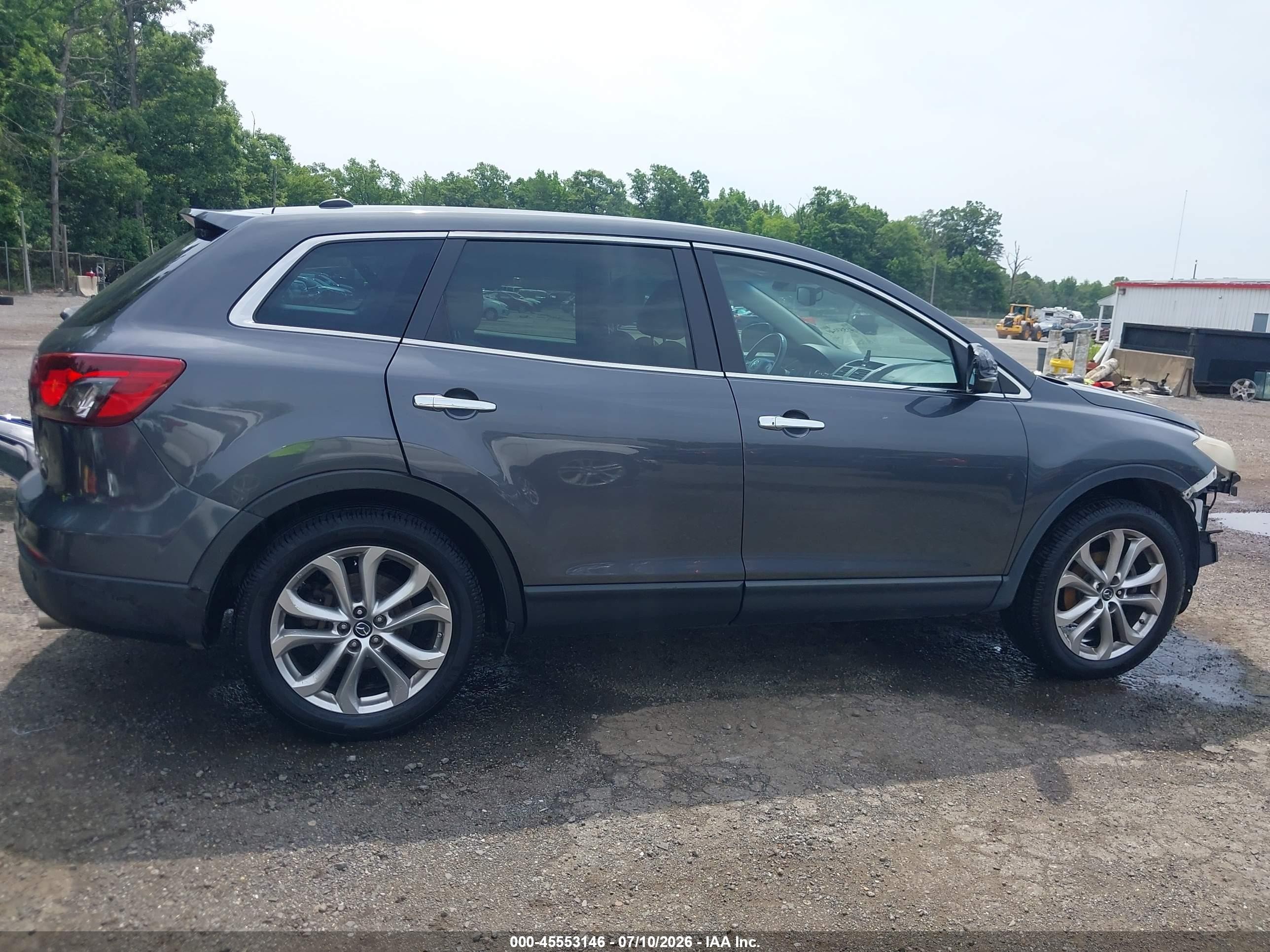 2013 Mazda Cx-9 Grand Touring Gray vin: JM3TB2DA6D0402642
