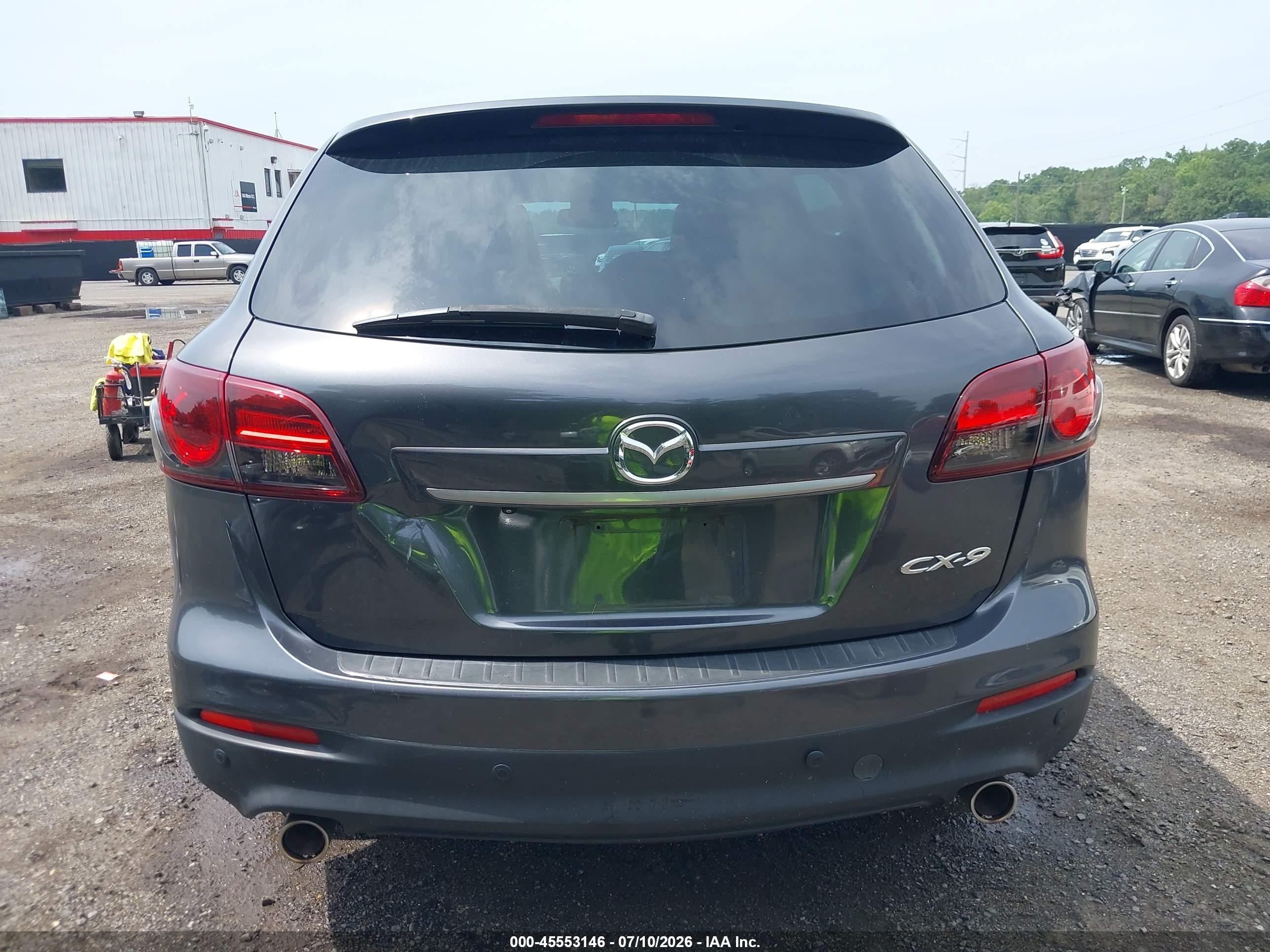 2013 Mazda Cx-9 Grand Touring Gray vin: JM3TB2DA6D0402642