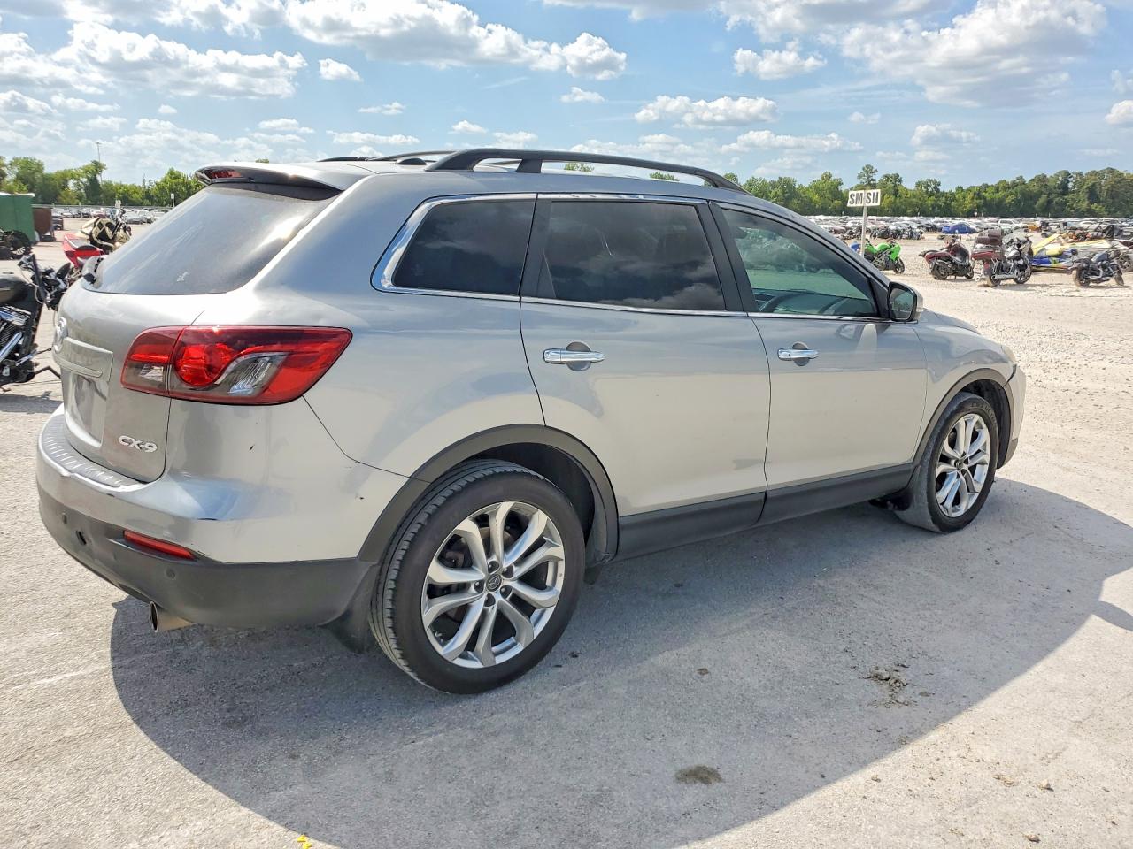 2013 Mazda Cx-9 Grand Touring Gray vin: JM3TB2DA6D0416542