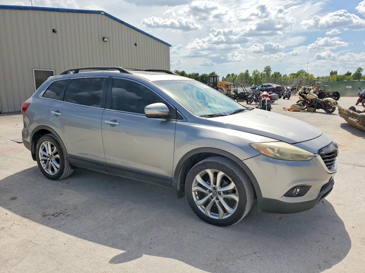 2013 Mazda Cx-9 Grand Touring Gray vin: JM3TB2DA6D0416542
