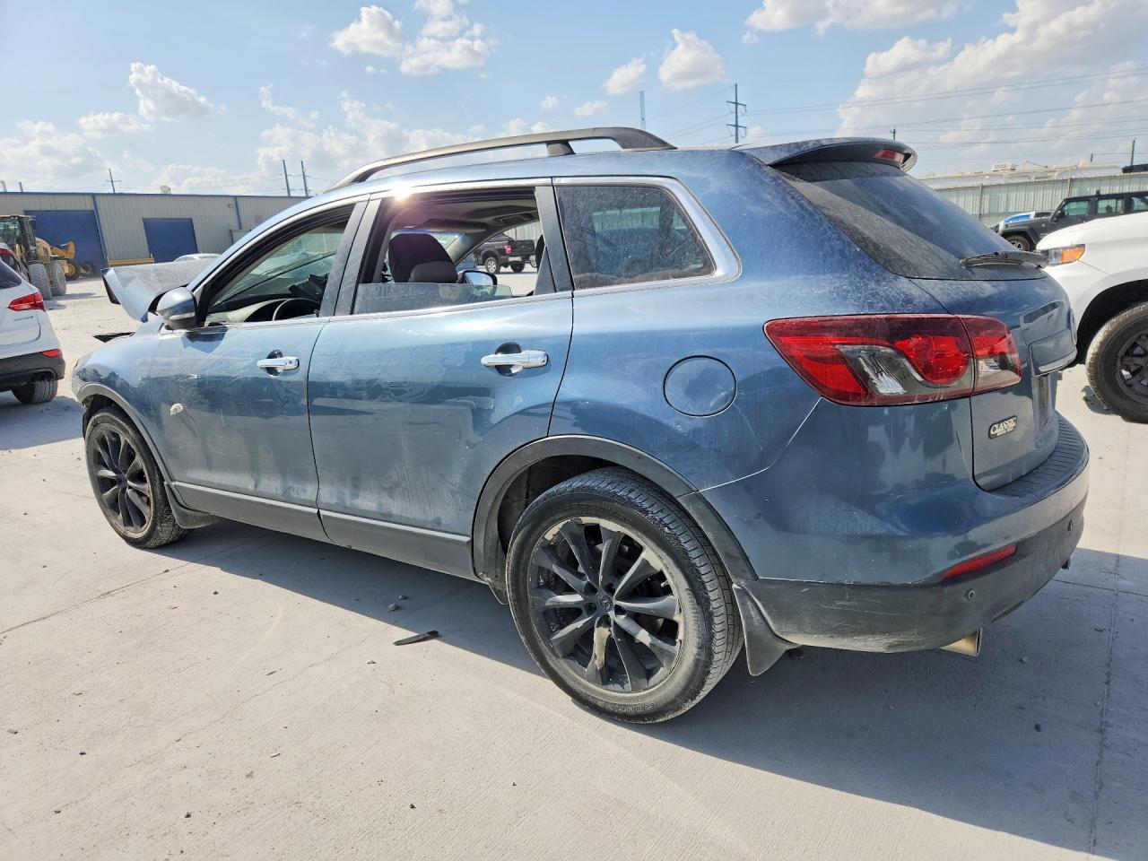 2014 Mazda Cx-9 Grand Touring Blue vin: JM3TB2DA6E0427381