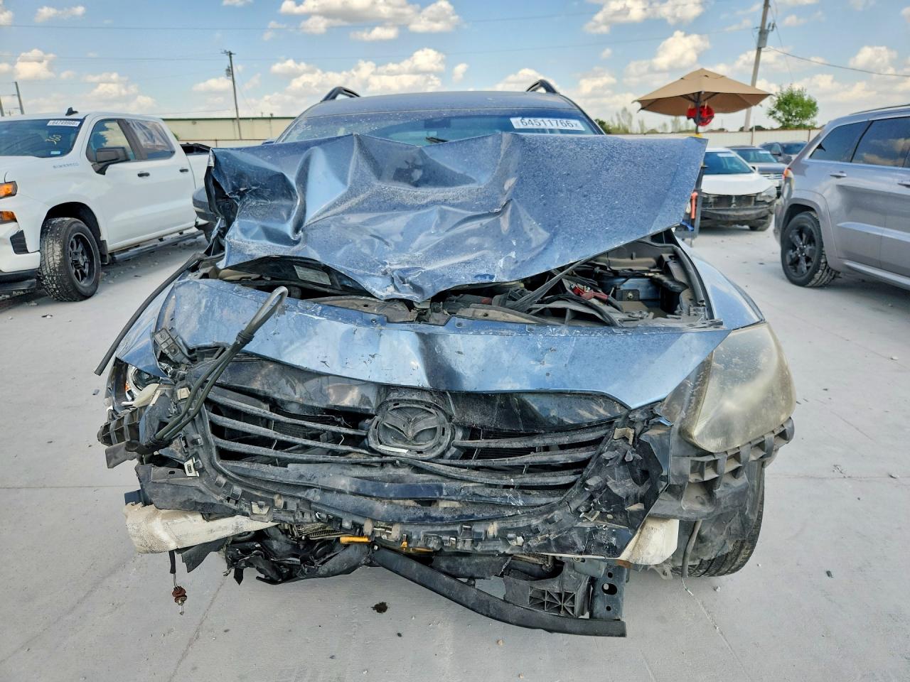 2014 Mazda Cx-9 Grand Touring Blue vin: JM3TB2DA6E0427381