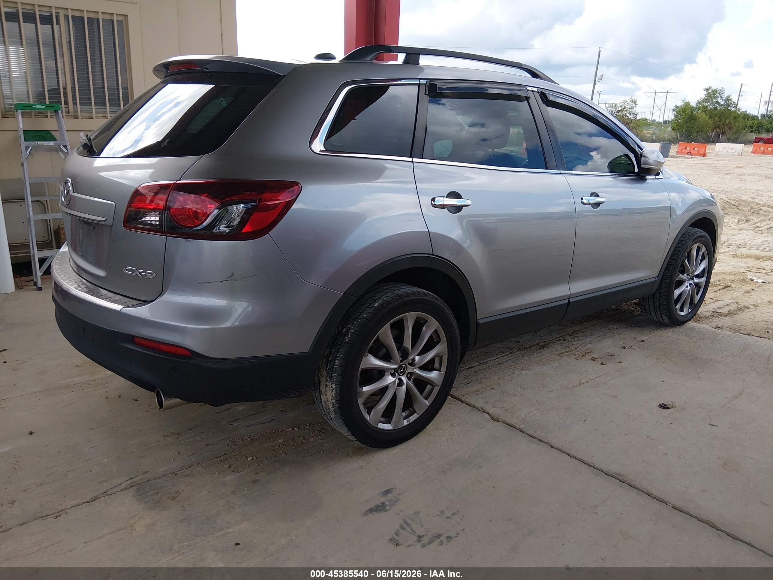2014 Mazda Cx-9 Grand Touring Серый vin: JM3TB2DA6E0429227
