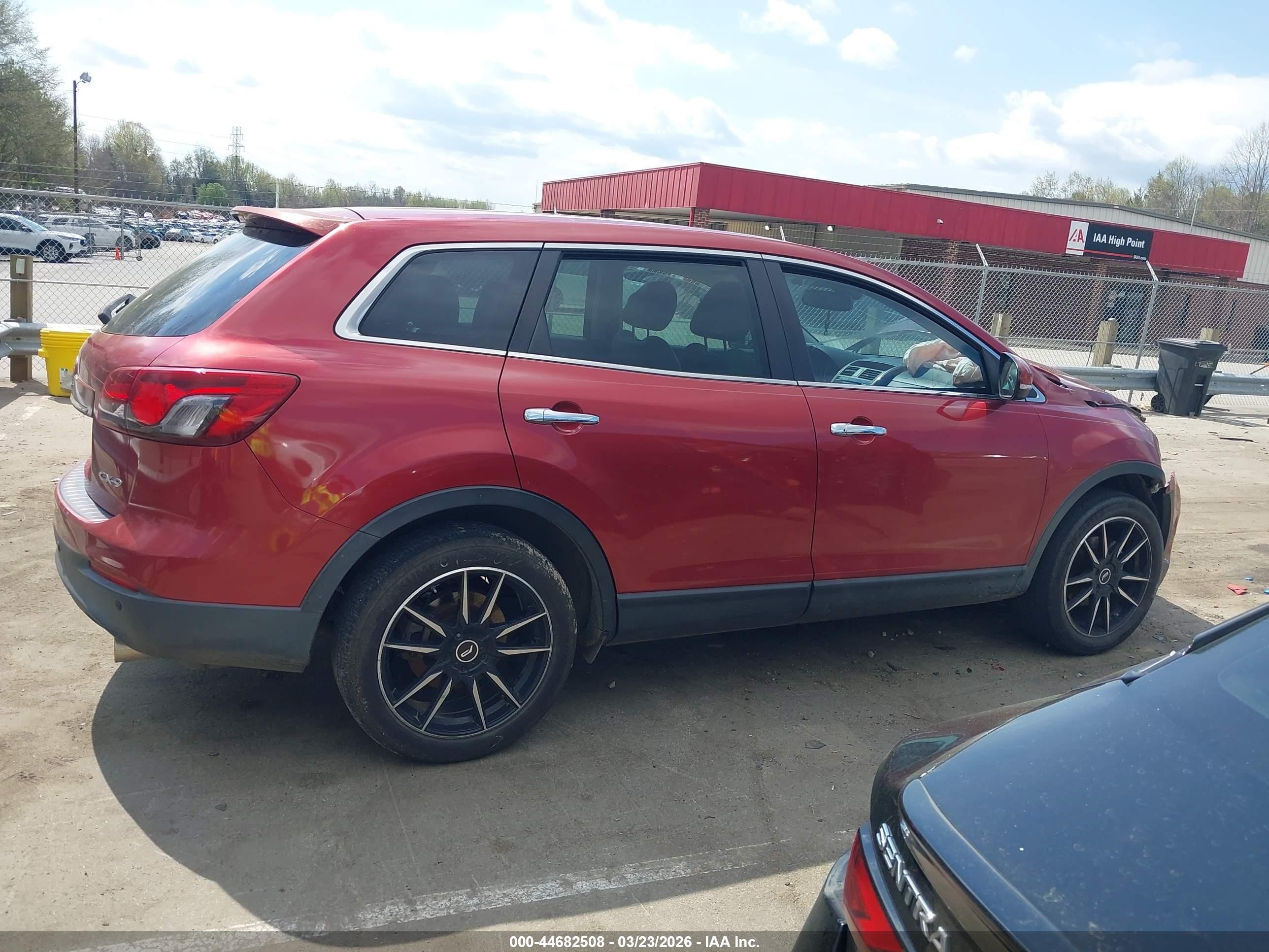 2014 Mazda Cx-9 Grand Touring Red vin: JM3TB2DA6E0442401