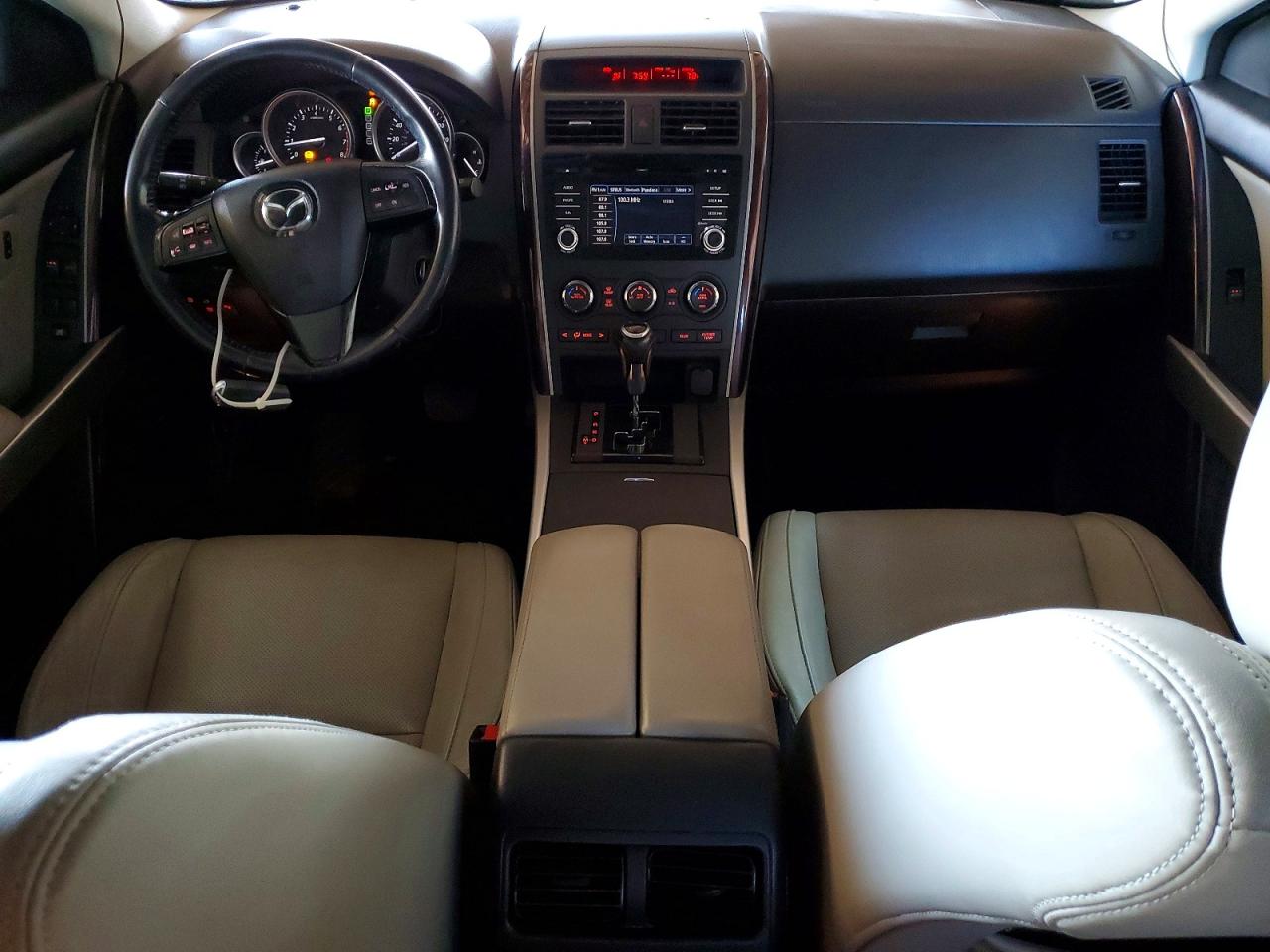 2015 Mazda Cx-9 White vin: JM3TB2DA6F0448474