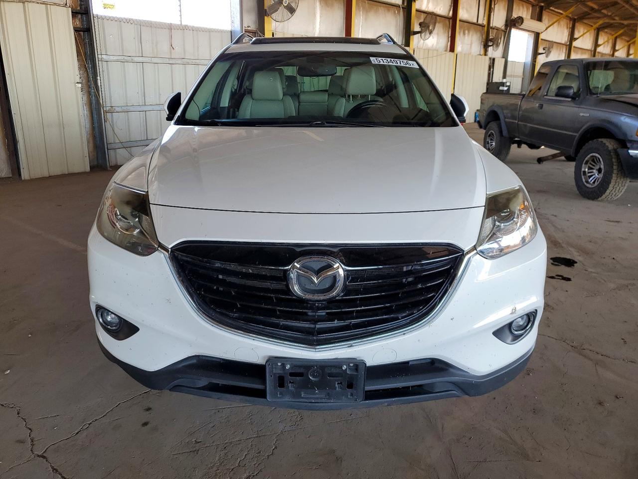 2015 Mazda Cx-9 White vin: JM3TB2DA6F0448474
