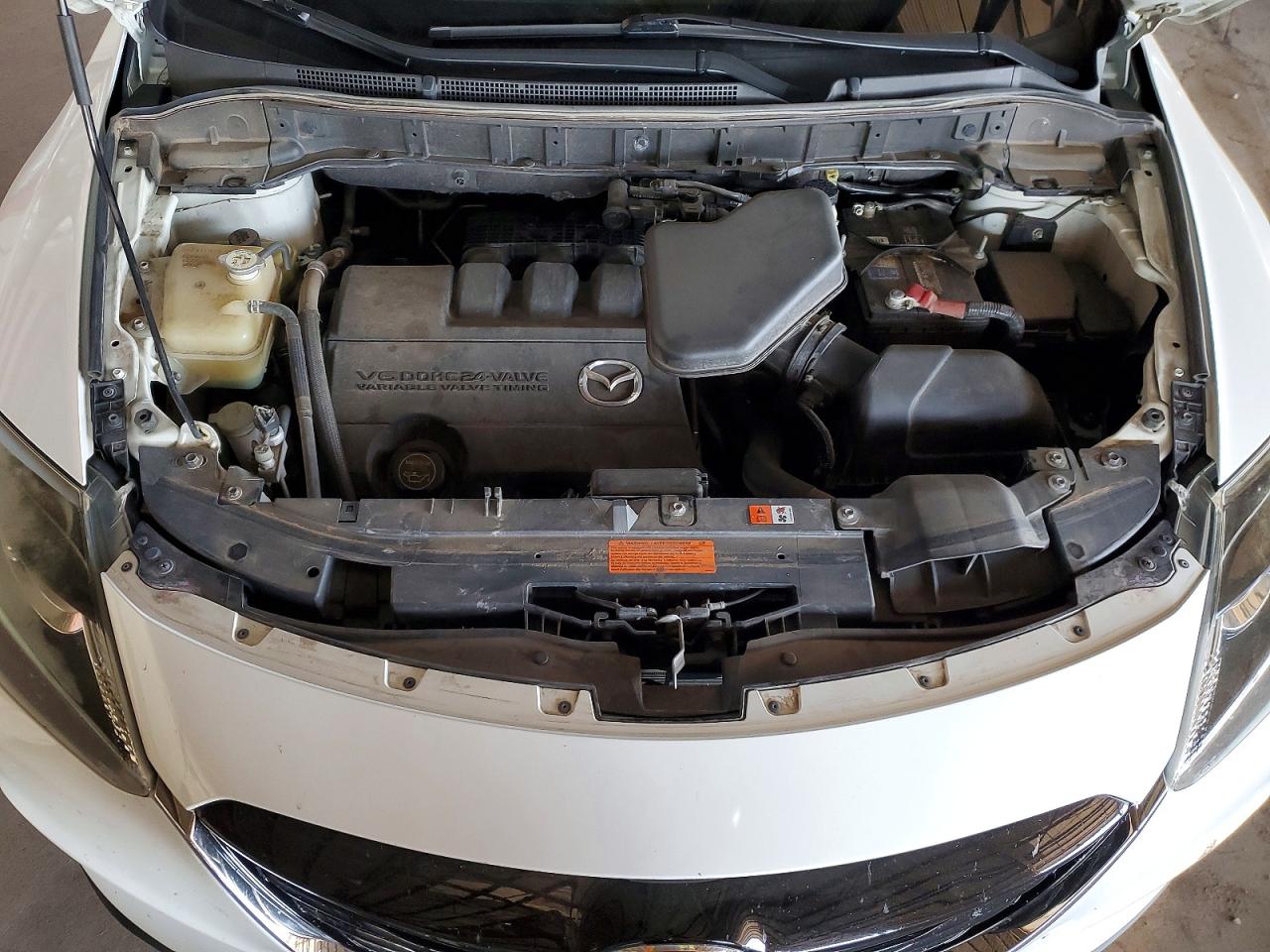 2015 Mazda Cx-9 White vin: JM3TB2DA6F0448474