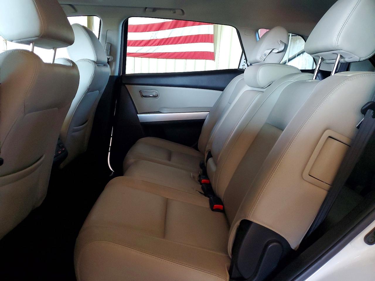 2015 Mazda Cx-9 White vin: JM3TB2DA6F0448474