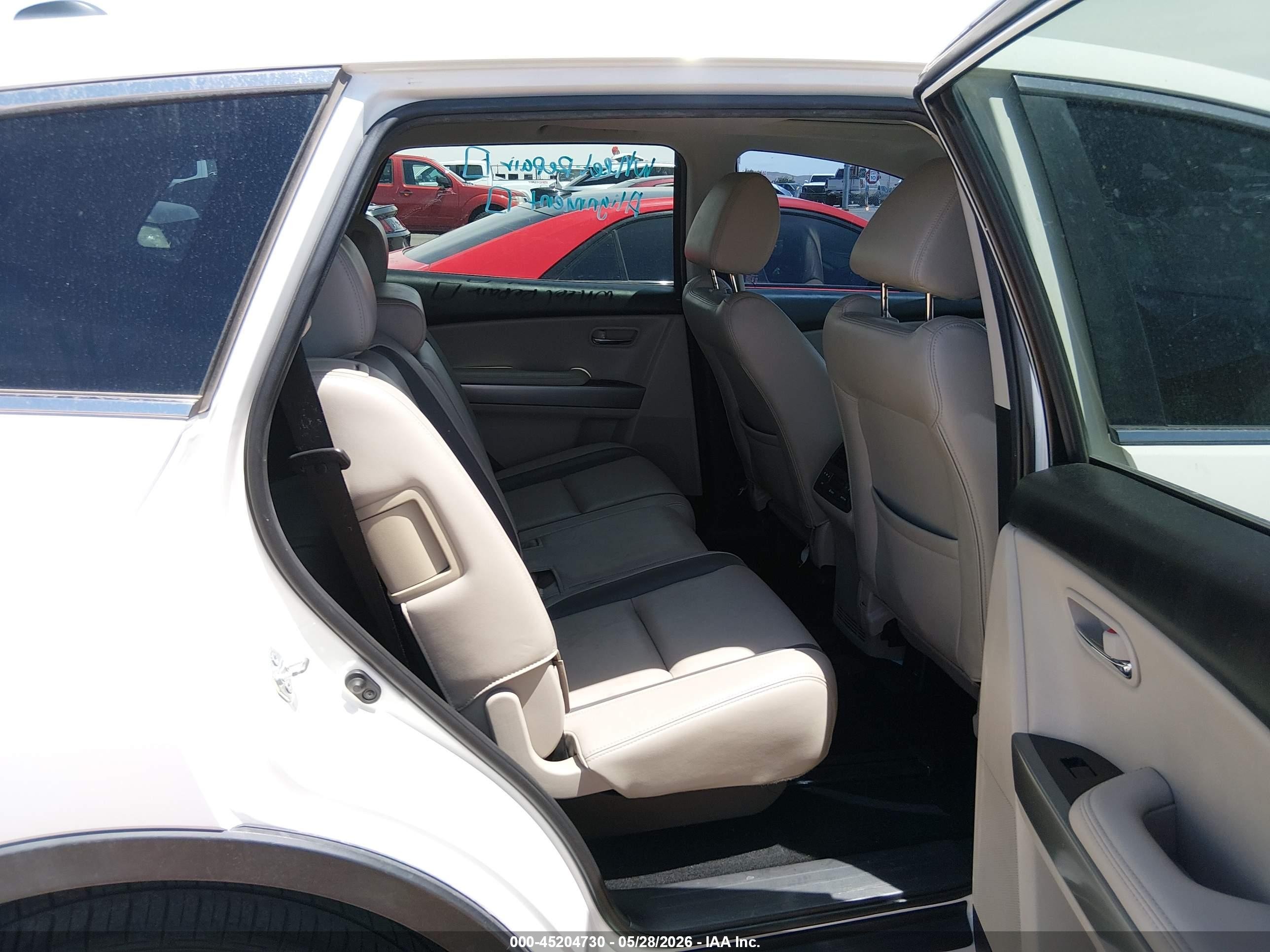2011 Mazda Cx-9 Grand Touring White vin: JM3TB2DA7B0300344