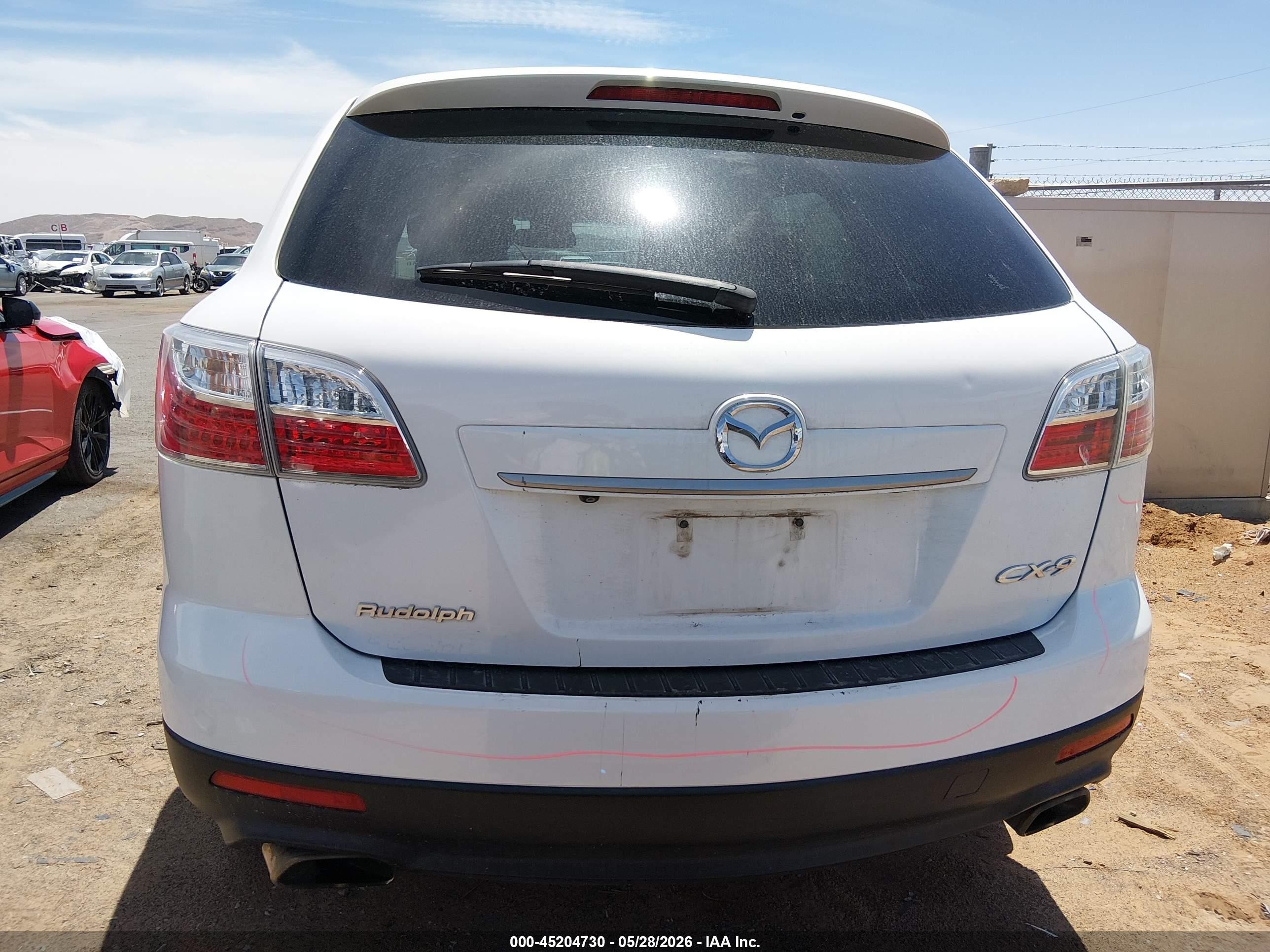 2011 Mazda Cx-9 Grand Touring White vin: JM3TB2DA7B0300344