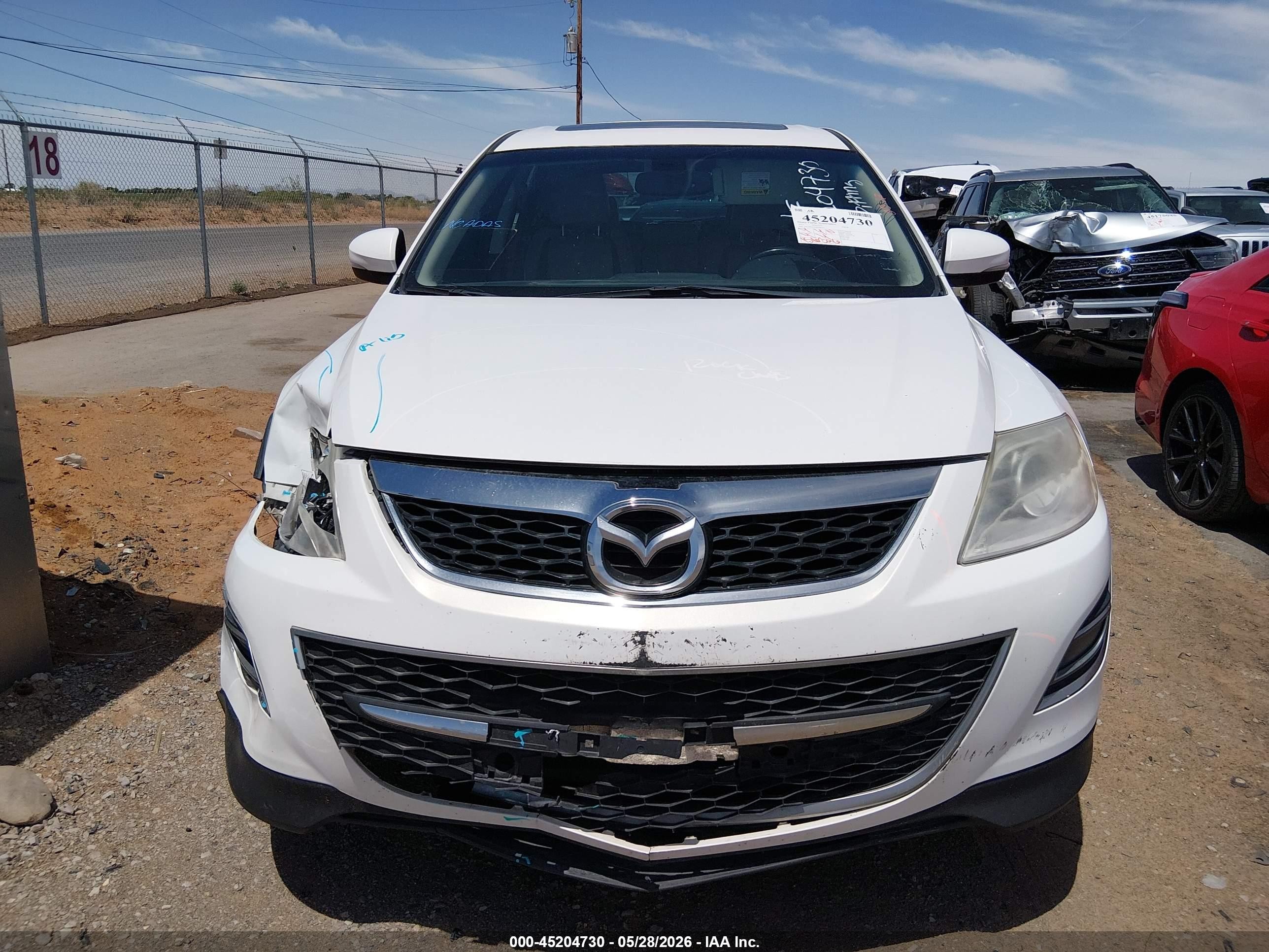 2011 Mazda Cx-9 Grand Touring White vin: JM3TB2DA7B0300344