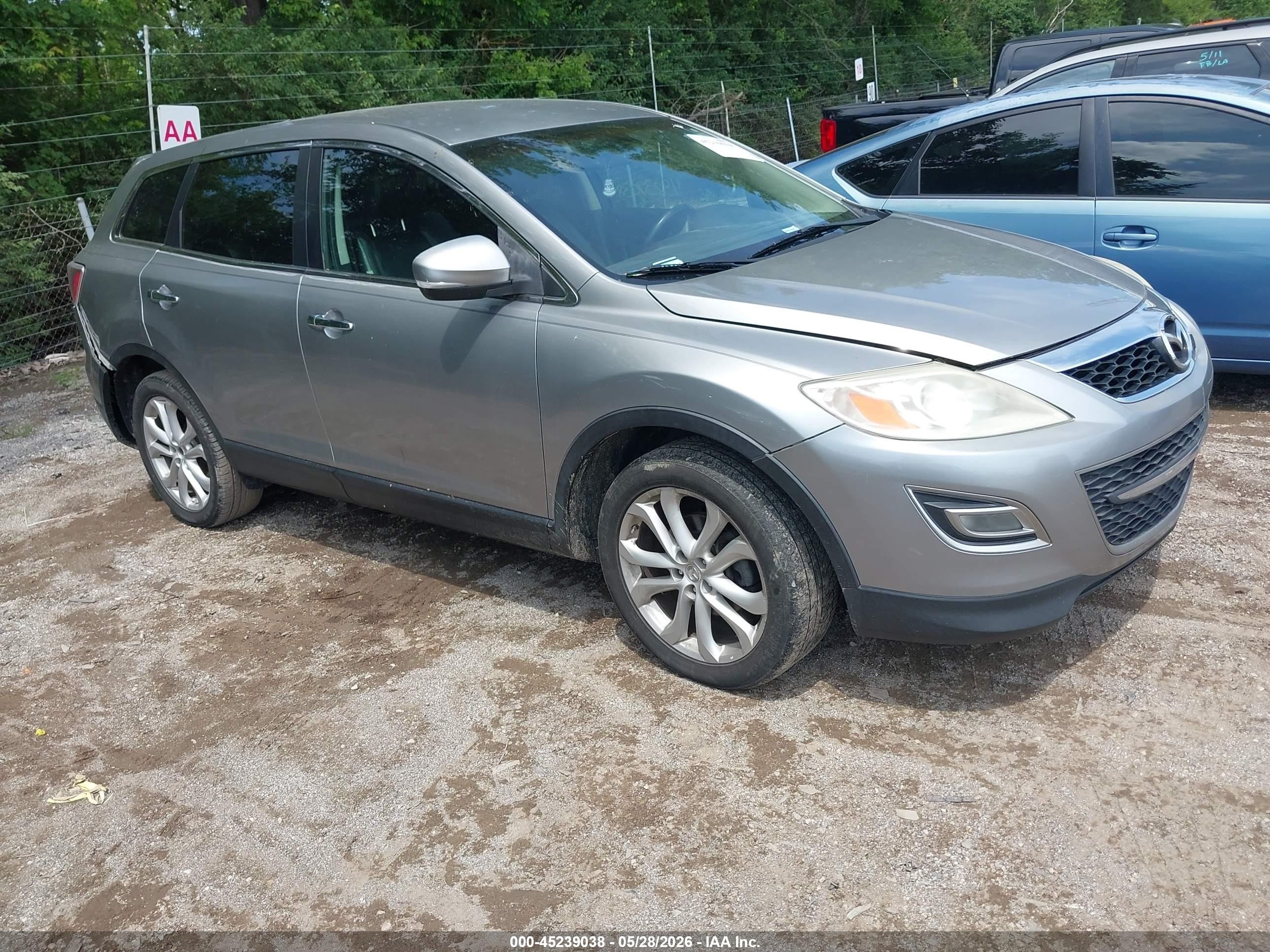 2011 Mazda Cx-9 Grand Touring Silver vin: JM3TB2DA7B0315040
